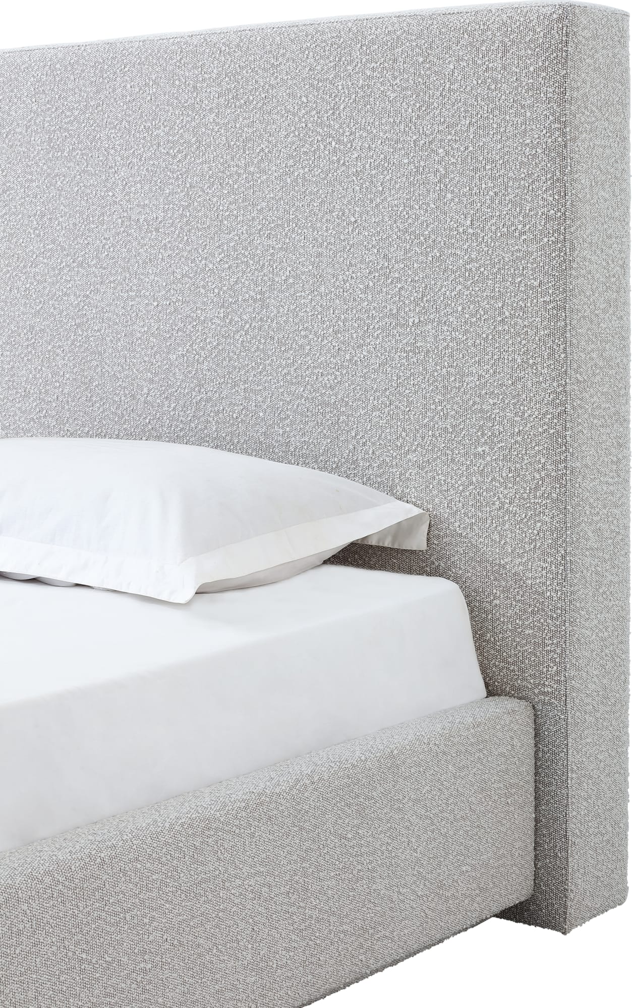 One Cotton Ball King Upholstered Modern Headboard - Image 2