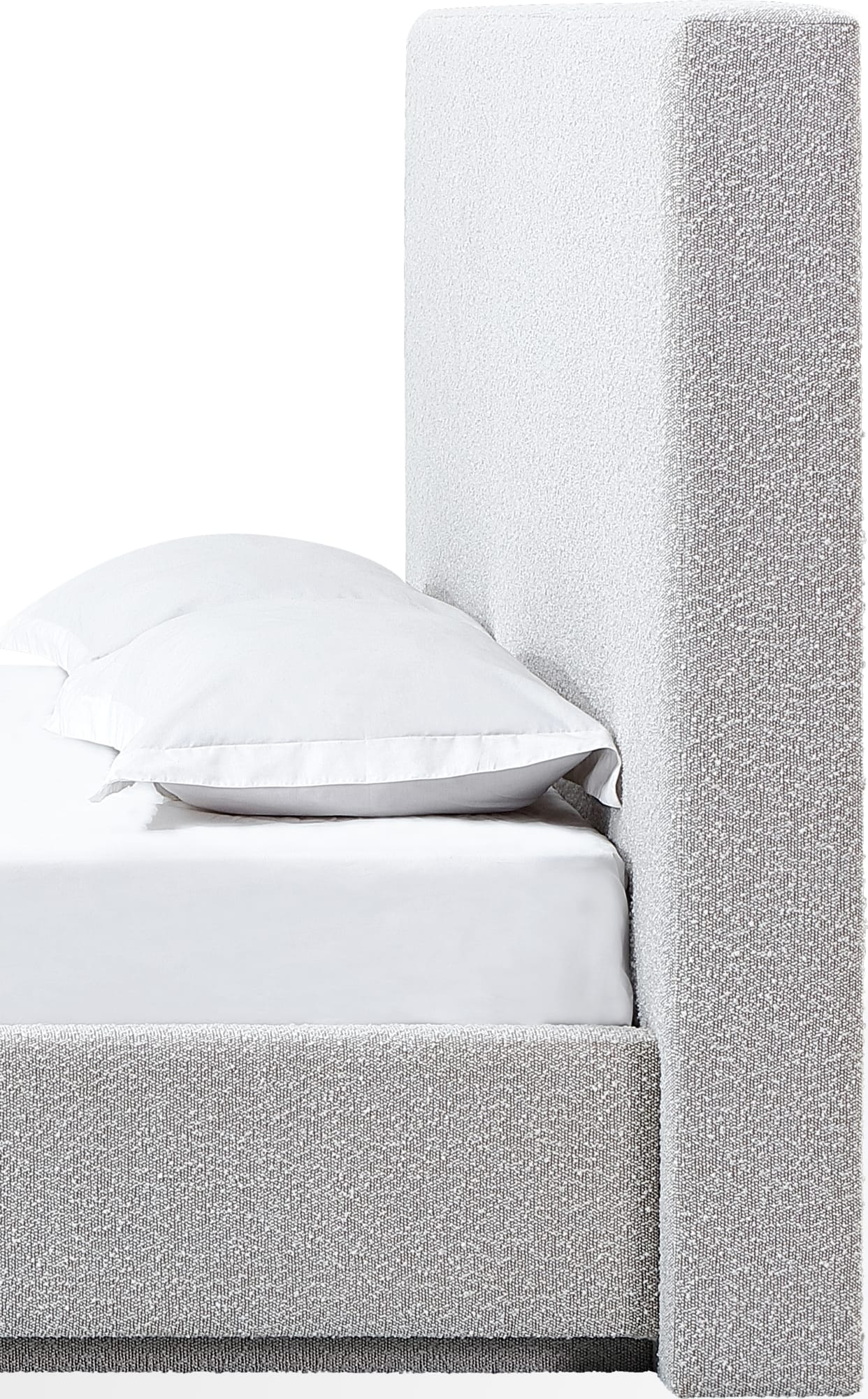 One Cotton Ball King Upholstered Modern Headboard - Image 4
