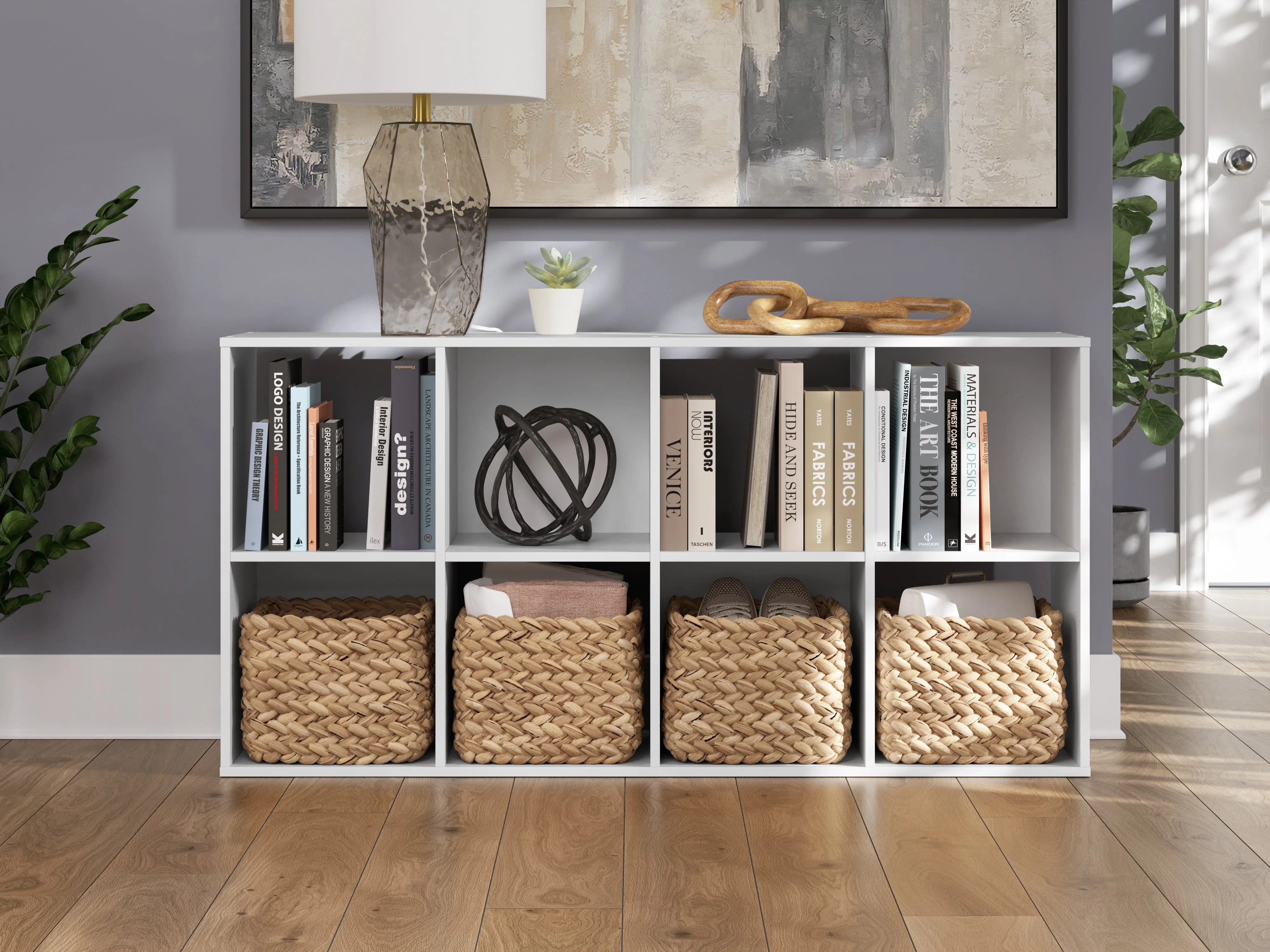 Onita White Eight Cube Organizer - Image 9