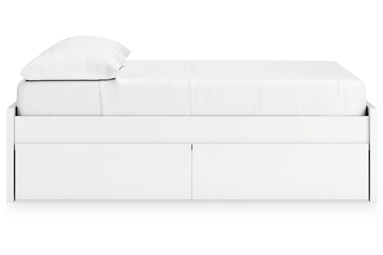 Onita White Full Storage Platform Base Bed with 4 Drawers - Image 9