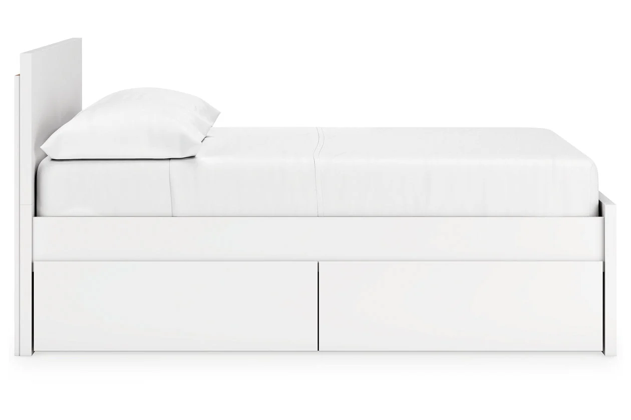 Onita White Full Storage Platform Bed with 4 Drawers - Image 9