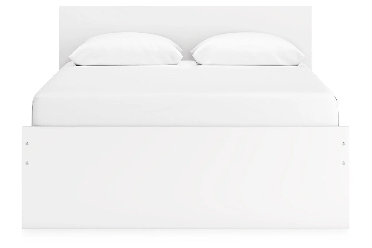Onita White Queen Storage Platform Bed with 4 Drawers - Image 5