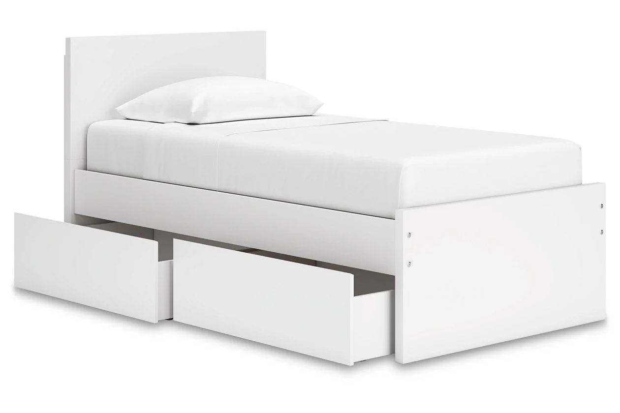 Onita White Youth Storage Platform Bedroom Set with 2 Drawers - Image 25