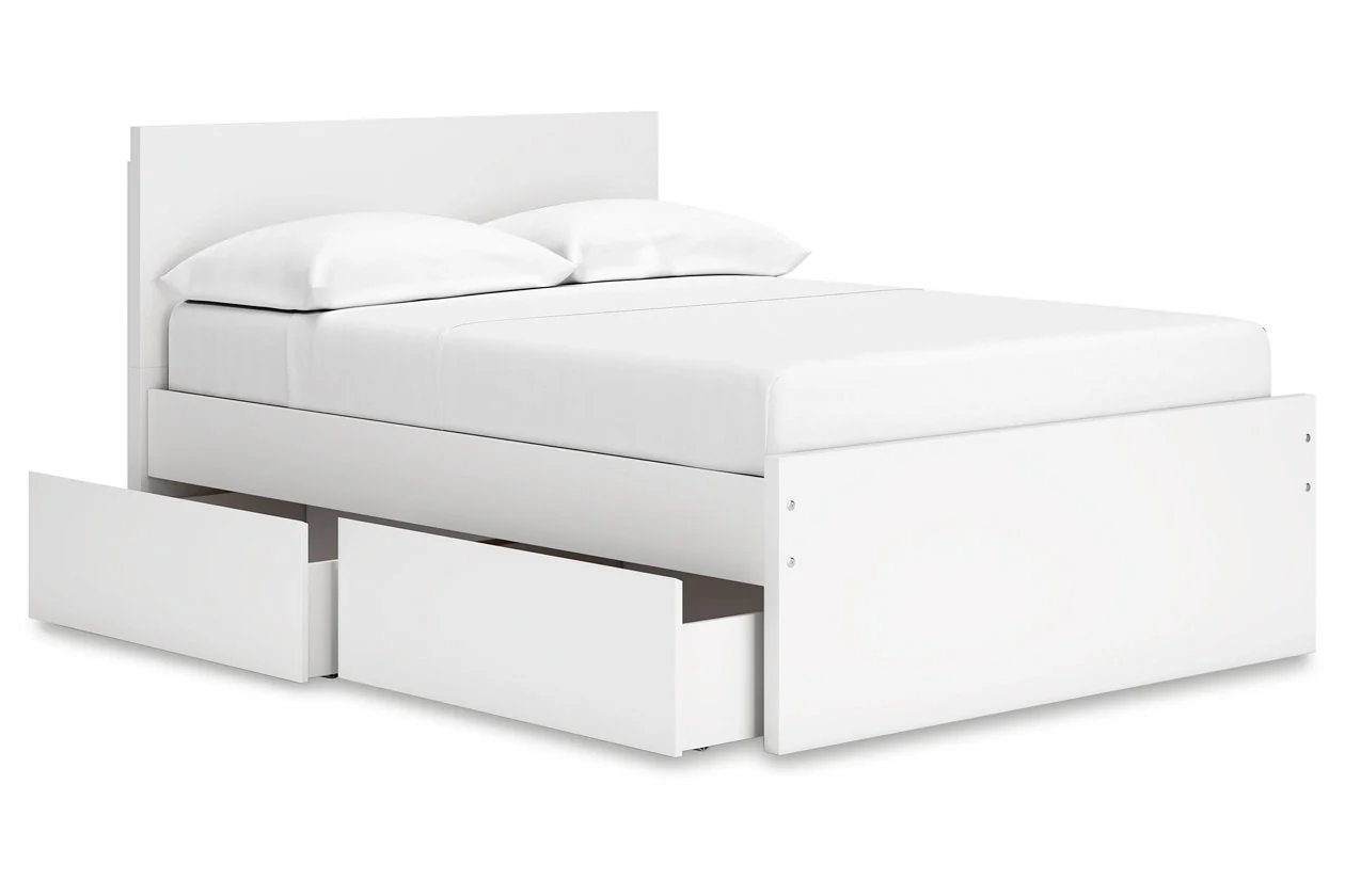 Onita White Youth Storage Platform Bedroom Set with 2 Drawers - Image 8