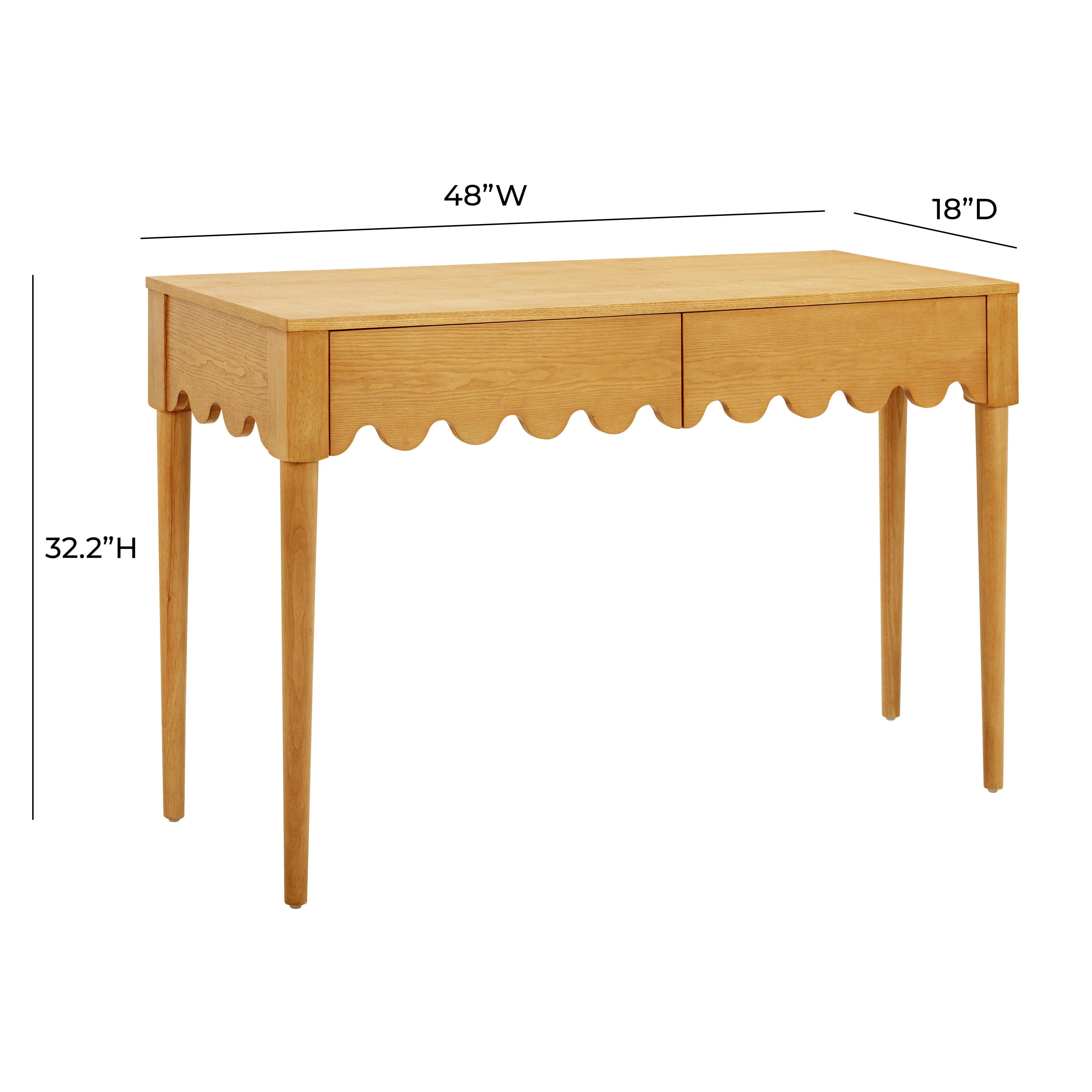 Oodle 48" 2-Drawer Desk - Image 12