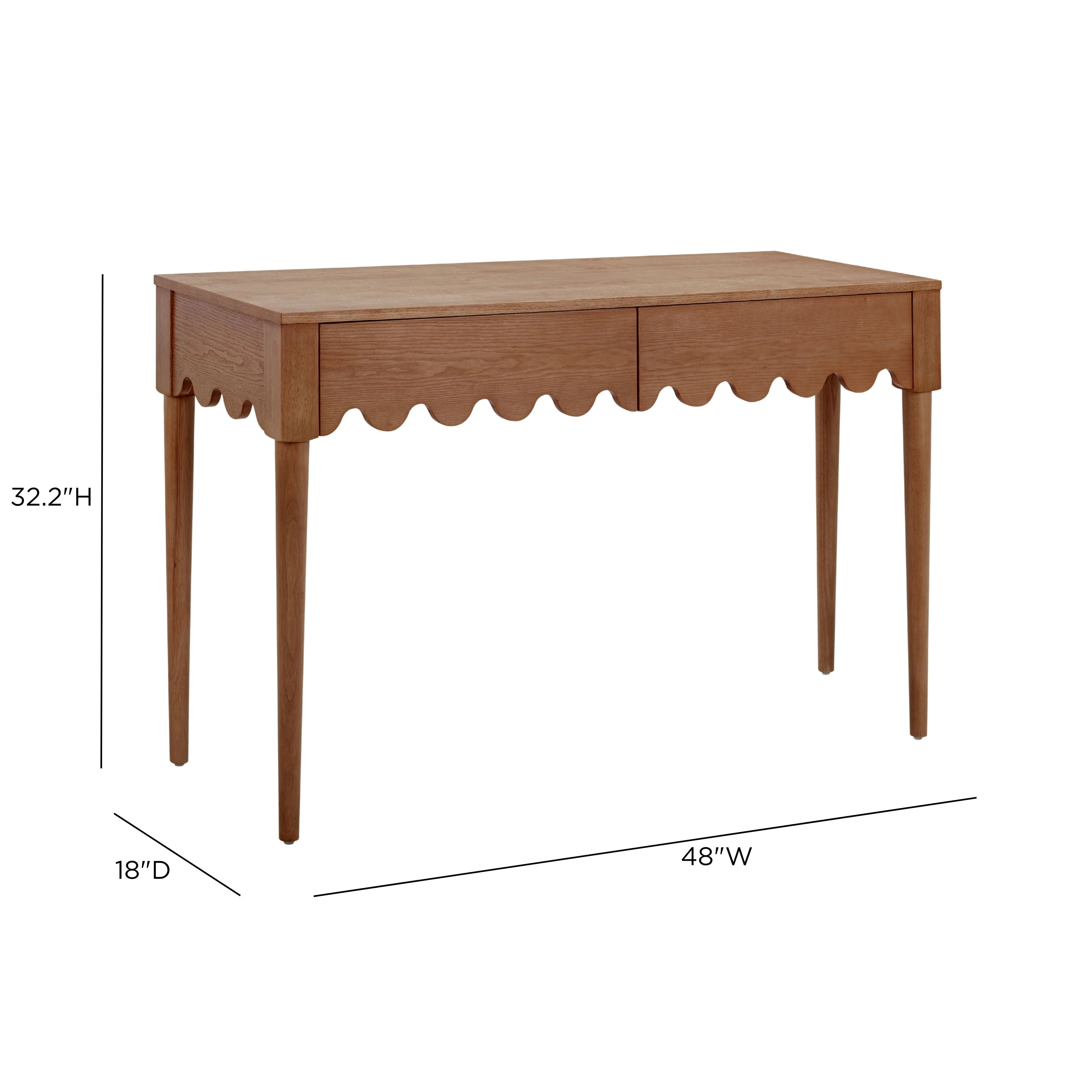 Oodle 48" 2-Drawer Desk - Image 5