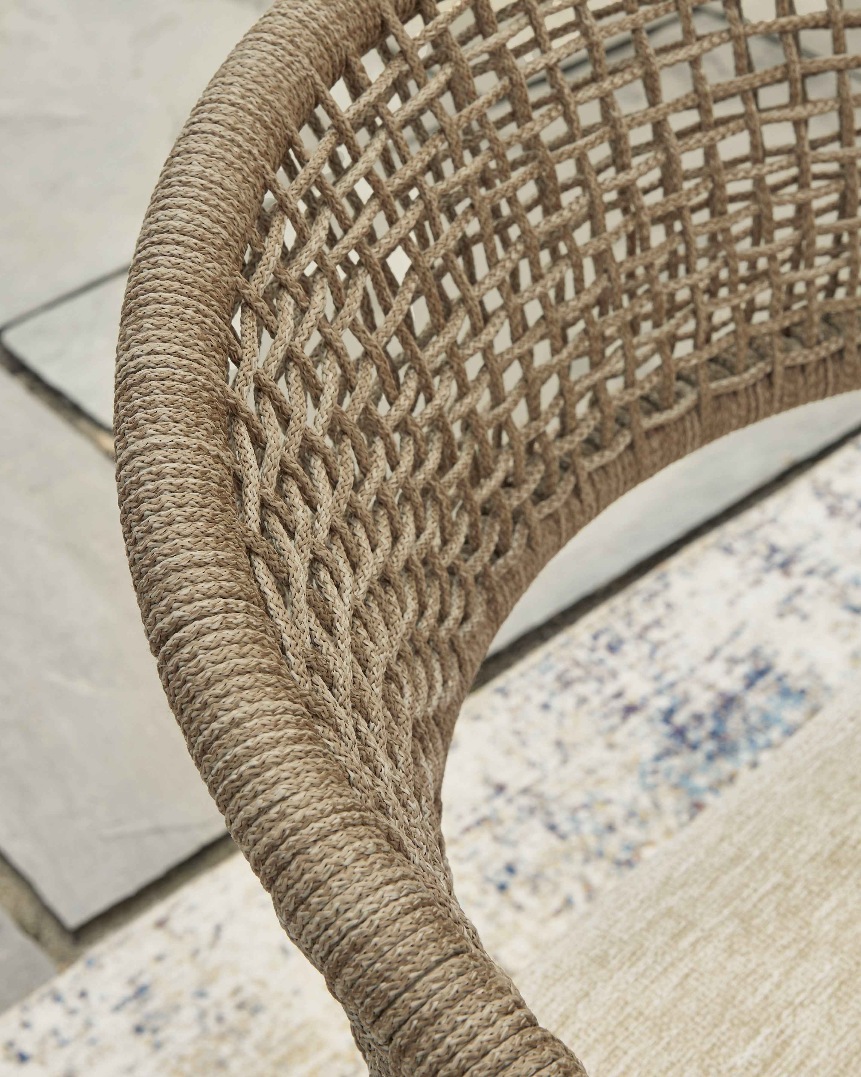 Orchard Beige Beach Outdoor Dining Table and 4 Chairs - Image 7
