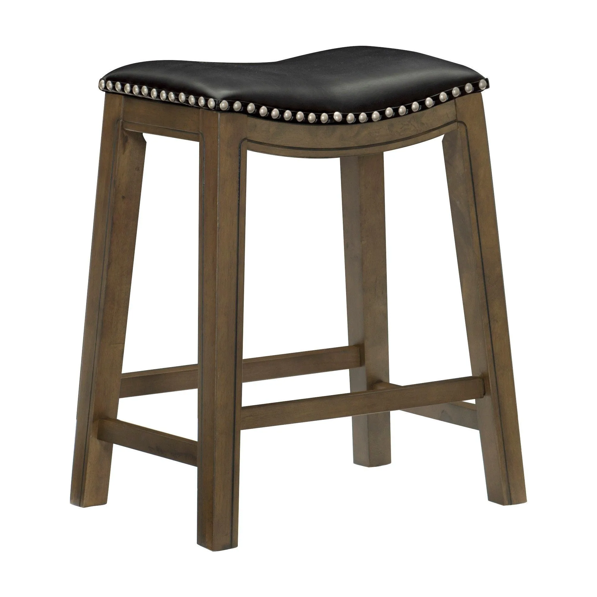 Ordway Black/Brown Counter Height Stool, Black - Image 5