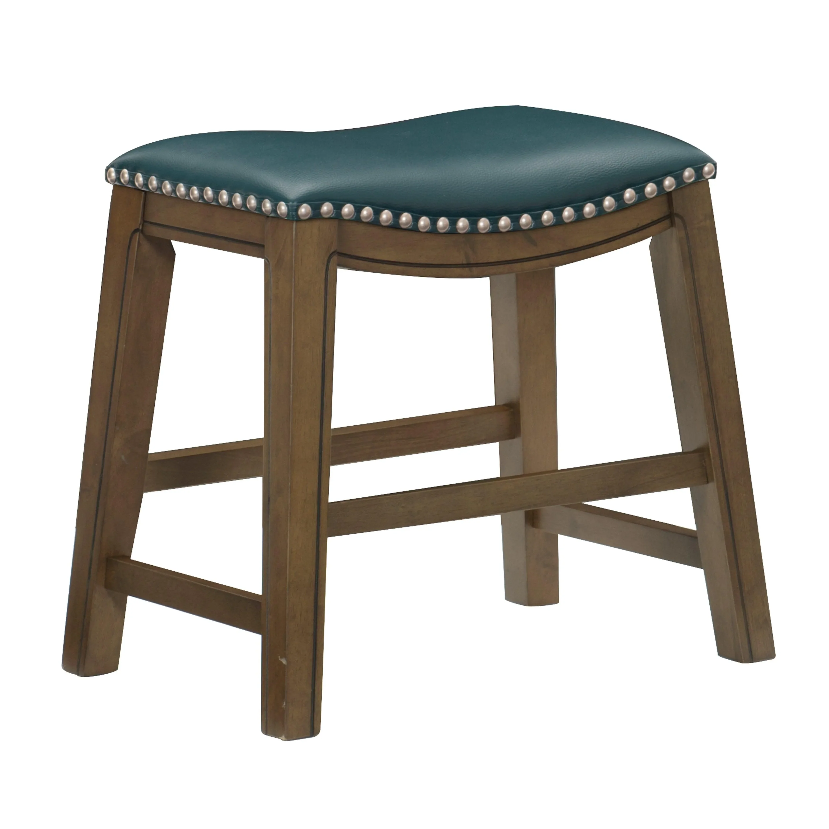 Ordway Green/Brown Dining Stool, Green - Image 5