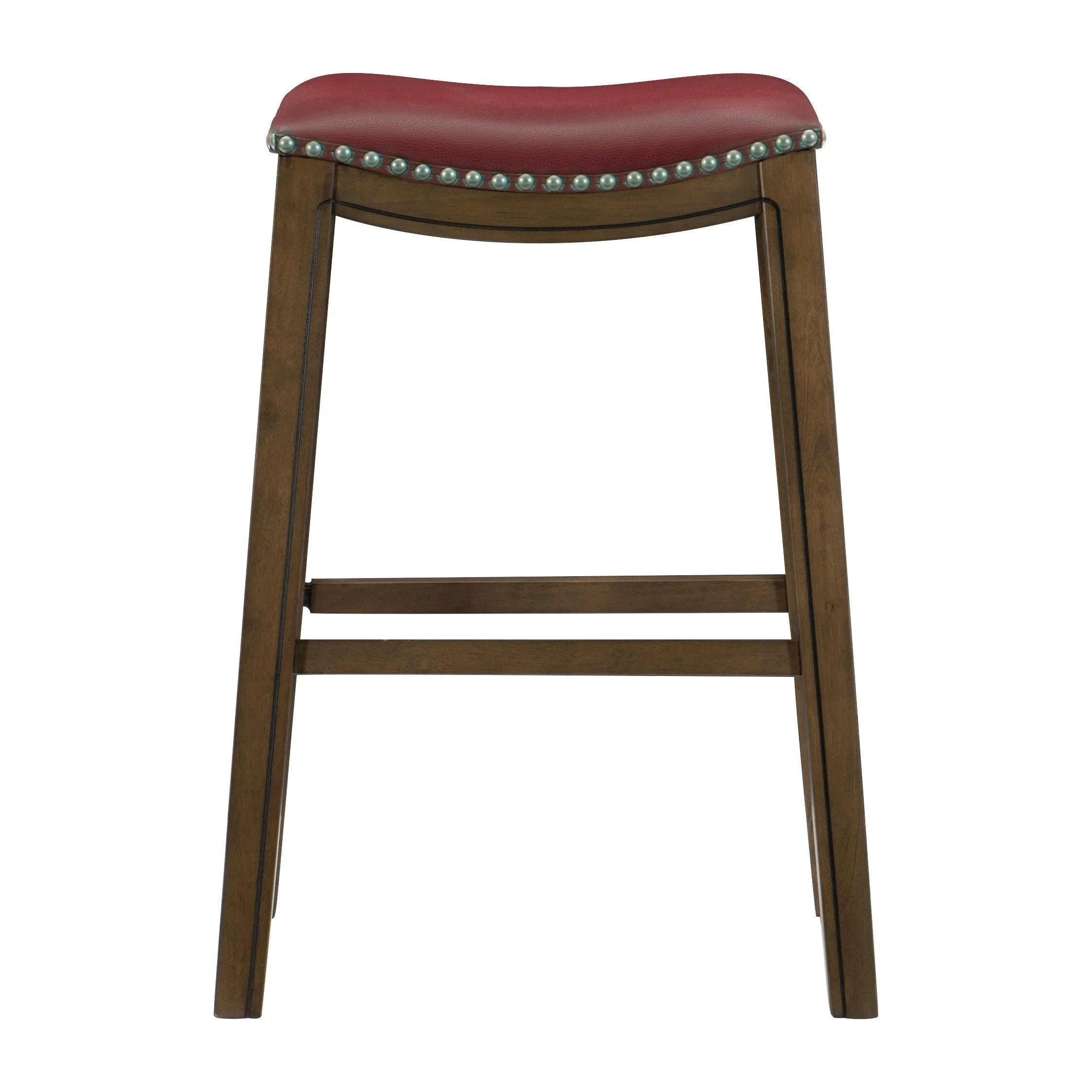 Ordway Red/Brown Pub Height Stool, Red - Image 5