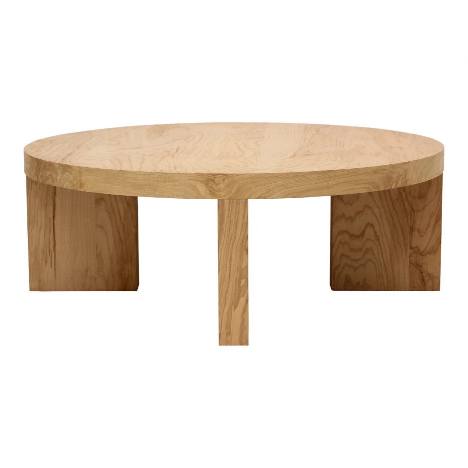 Oregon Round Coffee Table - Blonde
