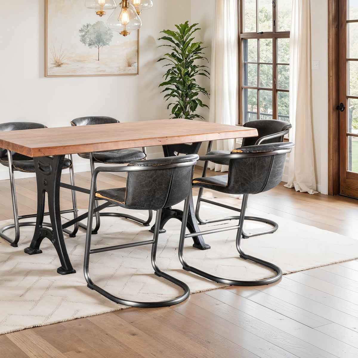 Organic Forge 72" Gathering Table in Raw Walnut - Image 6