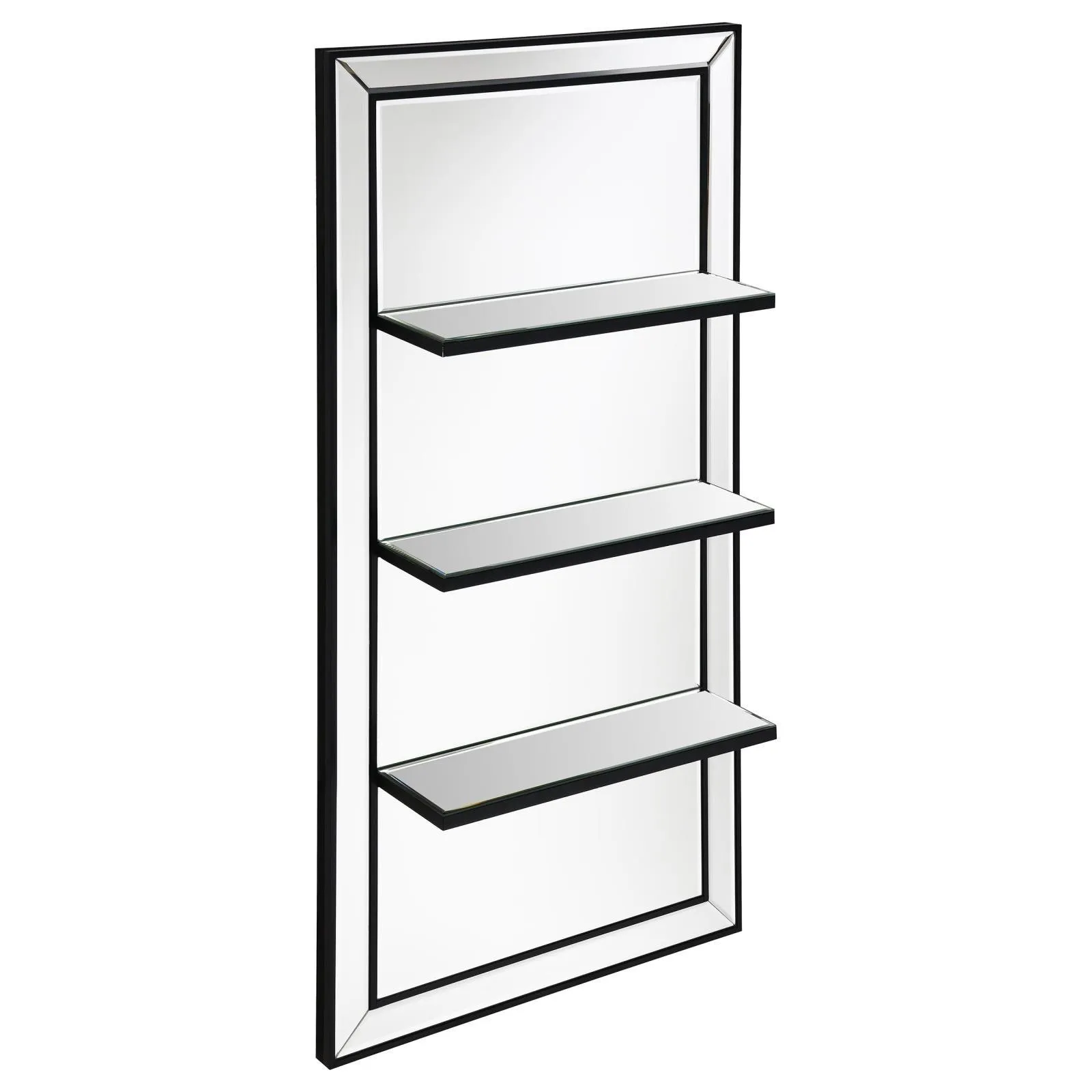 Oriel 3-Shelf Rectangle Wall Mirror - Image 4