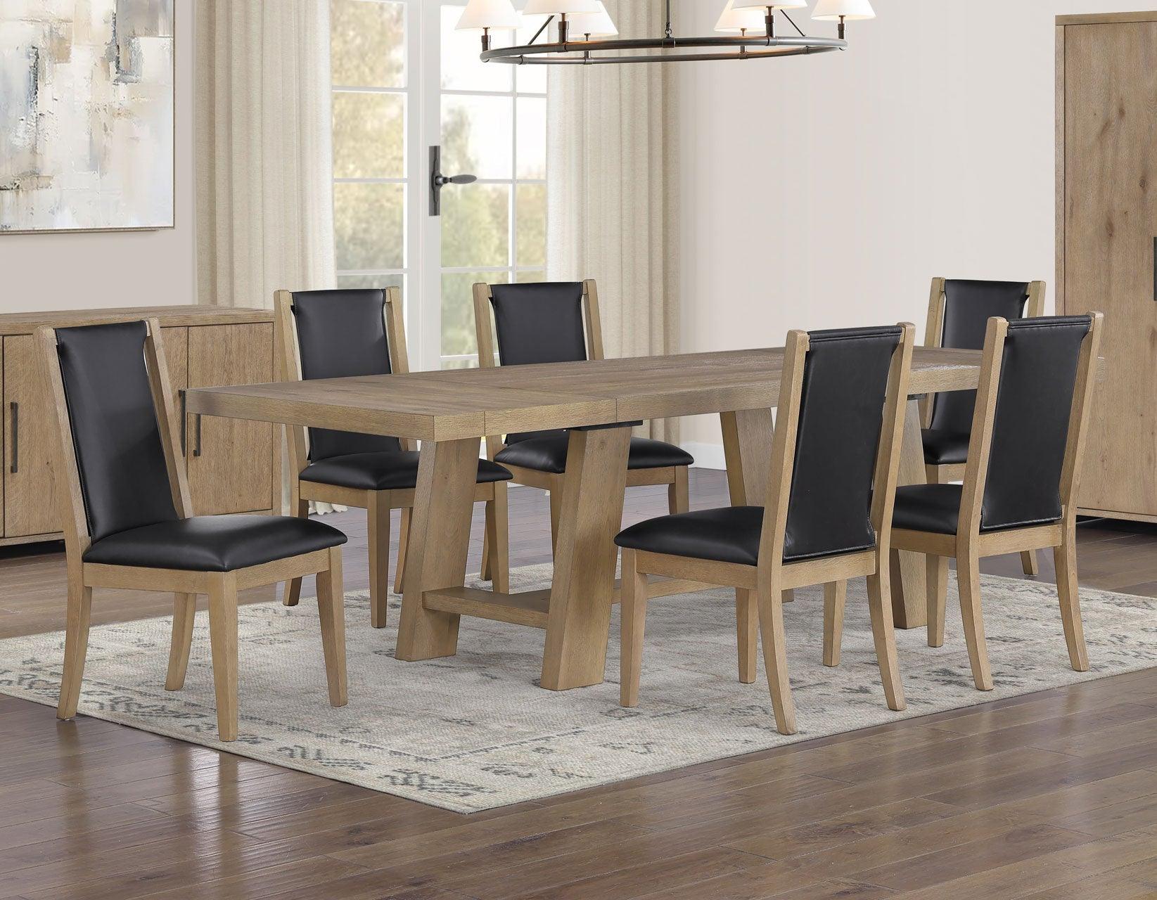 Orinda 72-108 Inch Dining Table with Two 18 Inch Leaves - Image 13