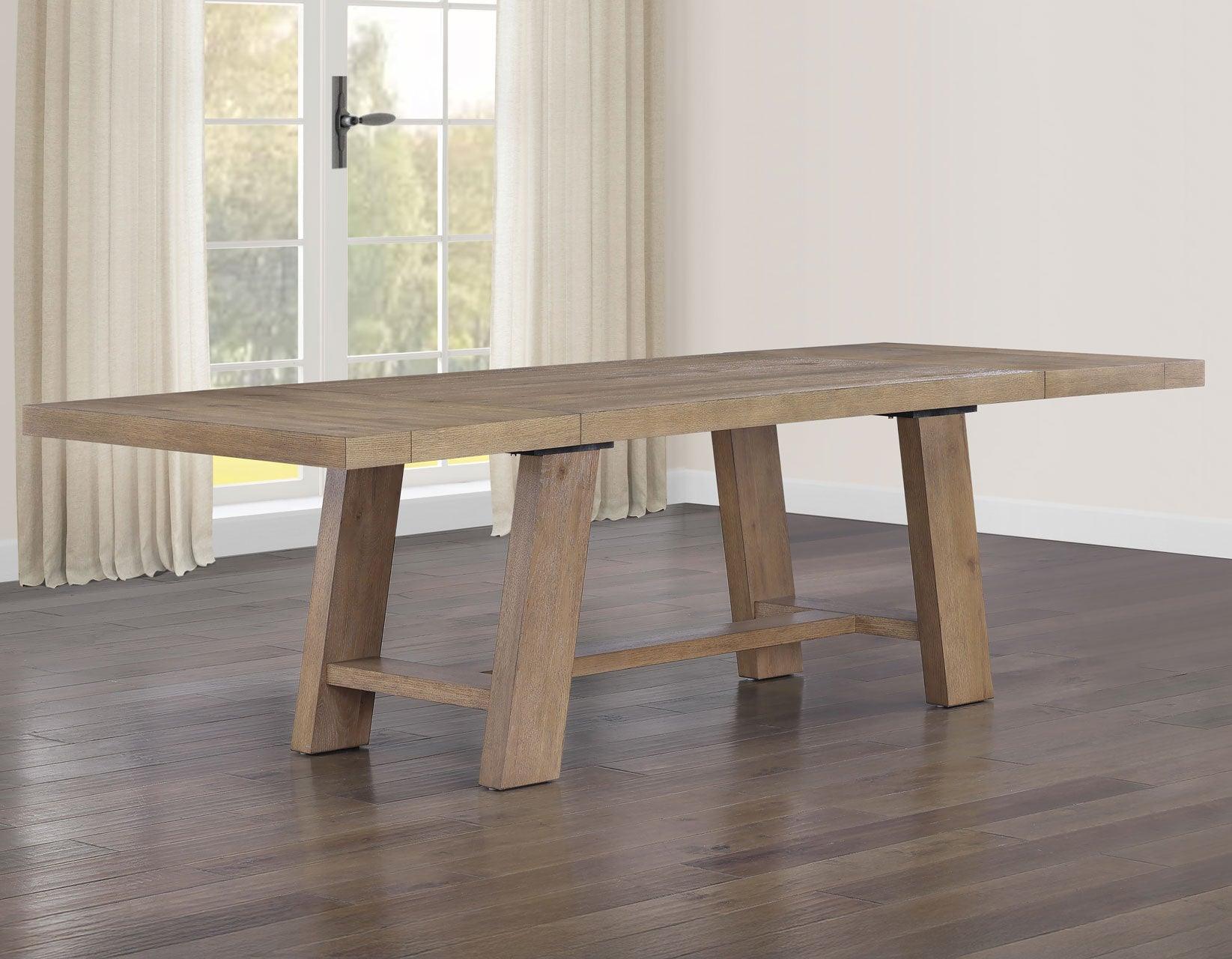 Orinda 72-108 Inch Dining Table with Two 18 Inch Leaves - Image 16