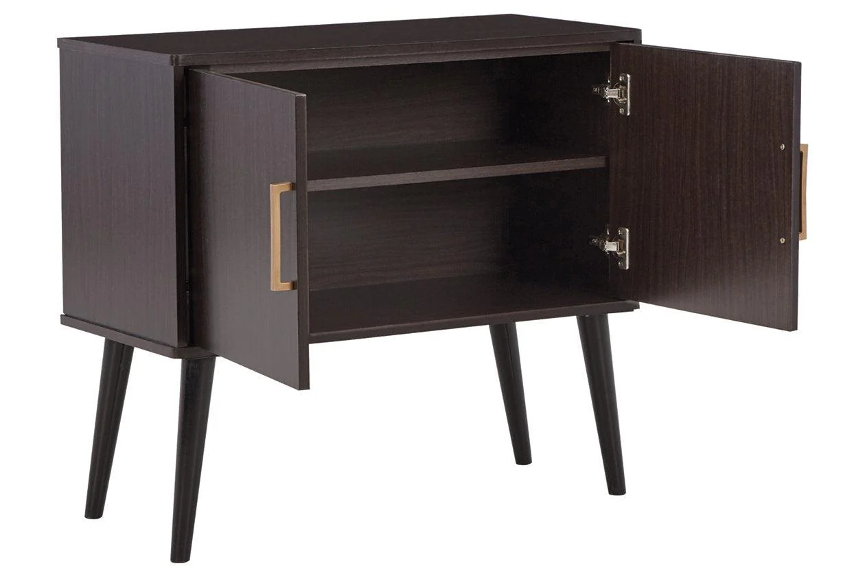 Orinfield Dark Brown Accent Cabinet - Image 2