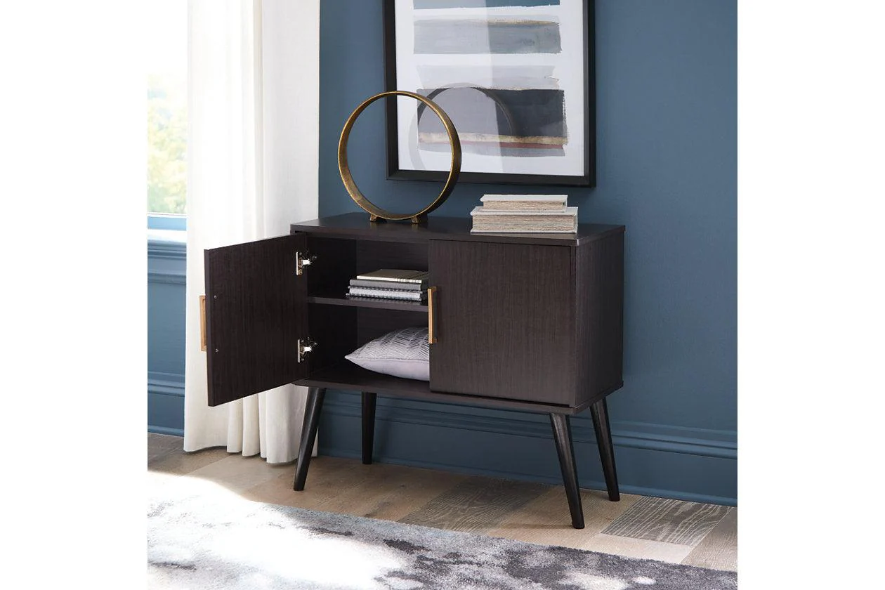 Orinfield Dark Brown Accent Cabinet - Image 5