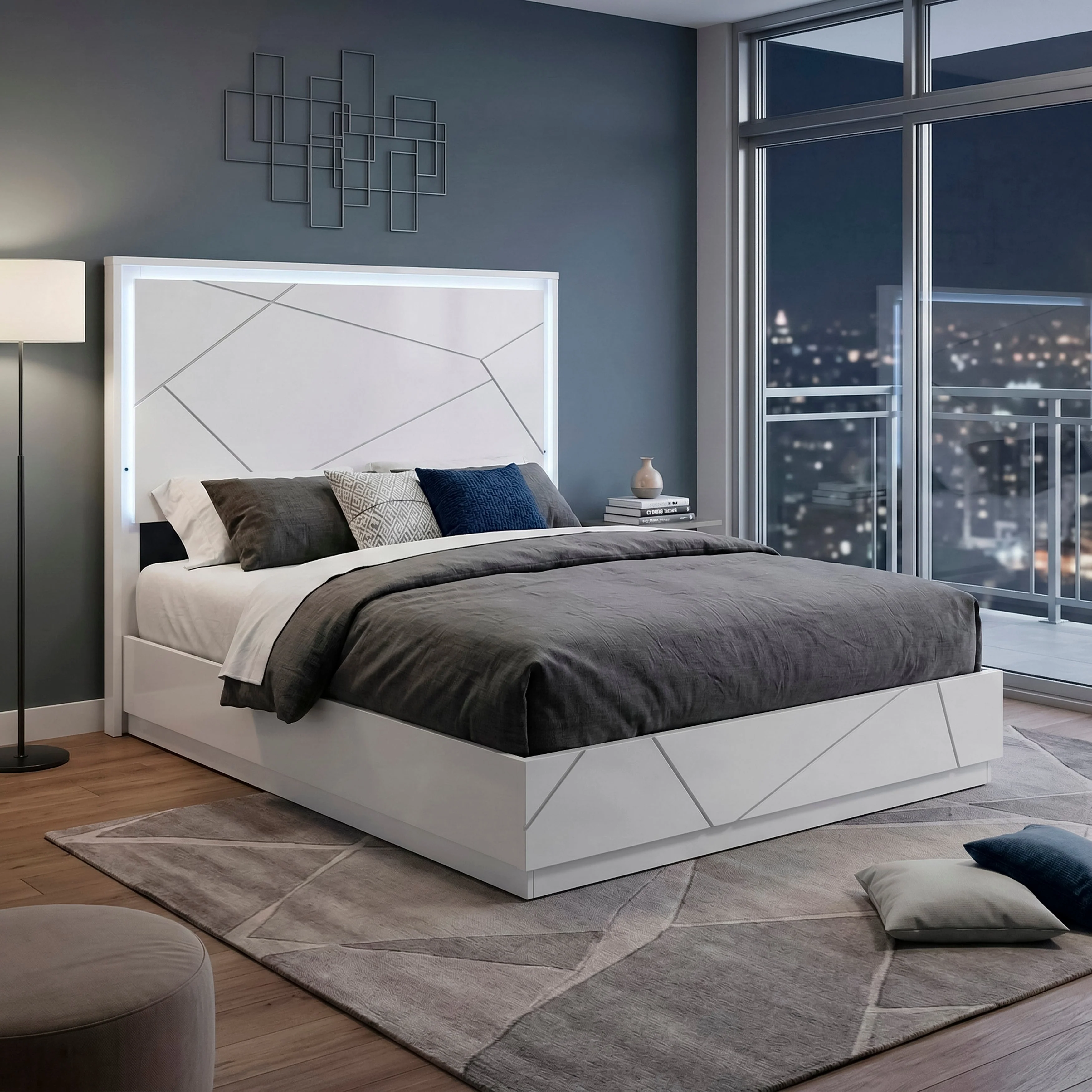Orlo White Queen Bed - Image 20