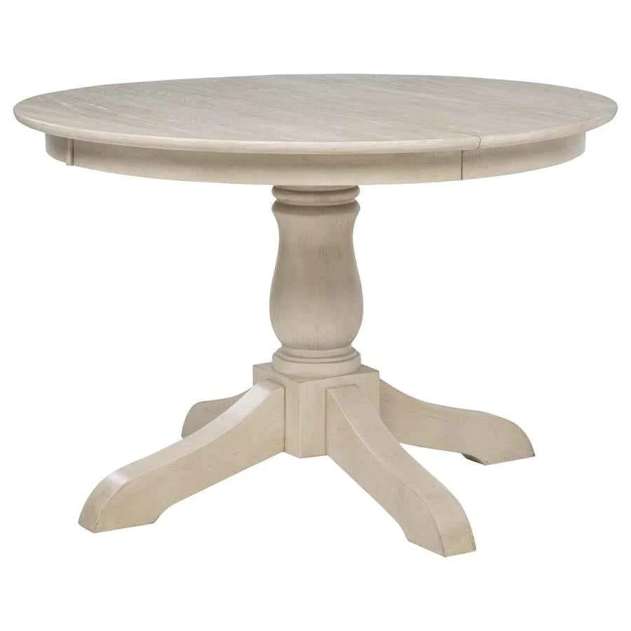 Orrison Linen 7-piece Oval 62-inch Extension Leaf Dining Set - Image 3