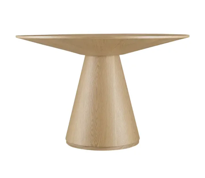 Otago Dining Table Round 54"- Oak - Image 4