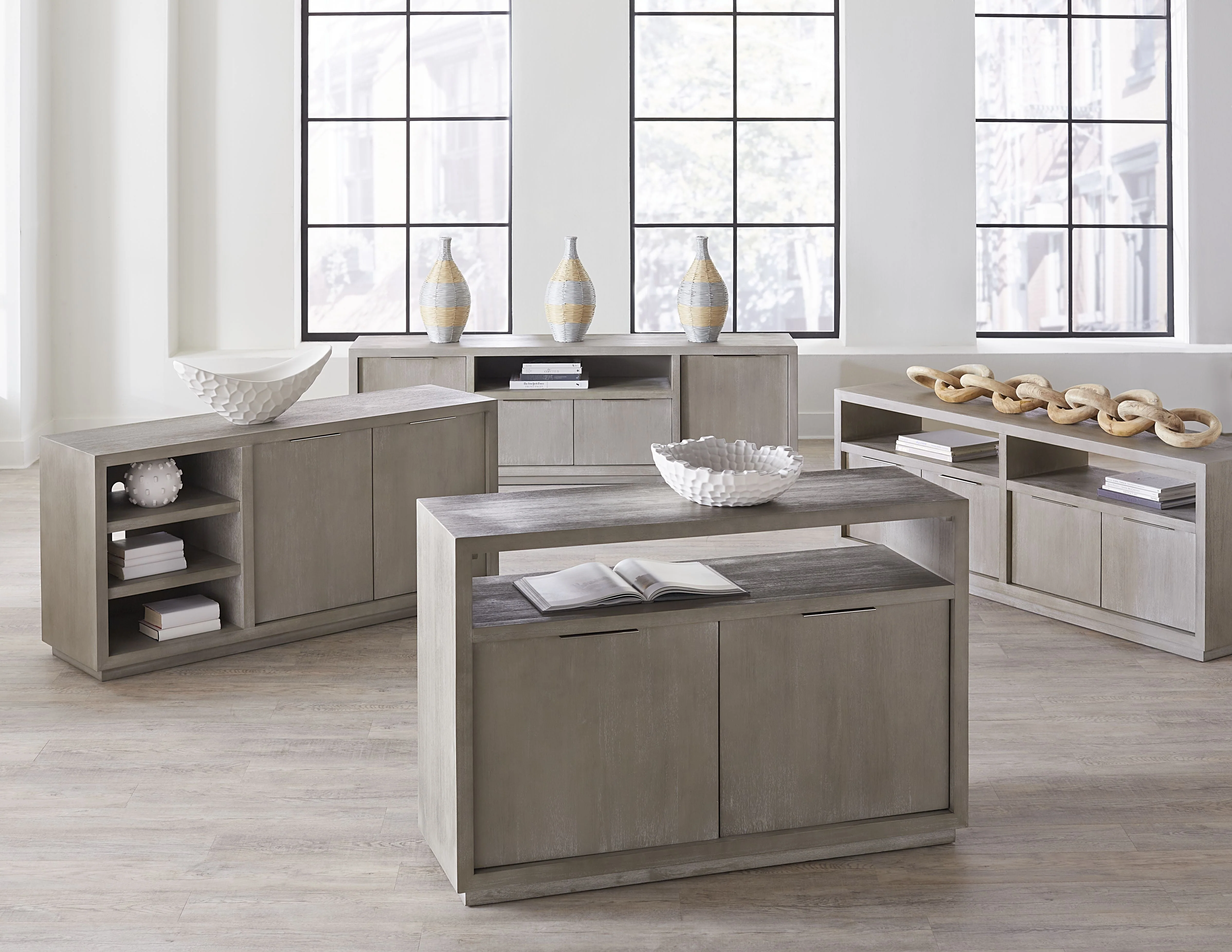 Oxford Media Console 74 inch in Mineral - Image 2