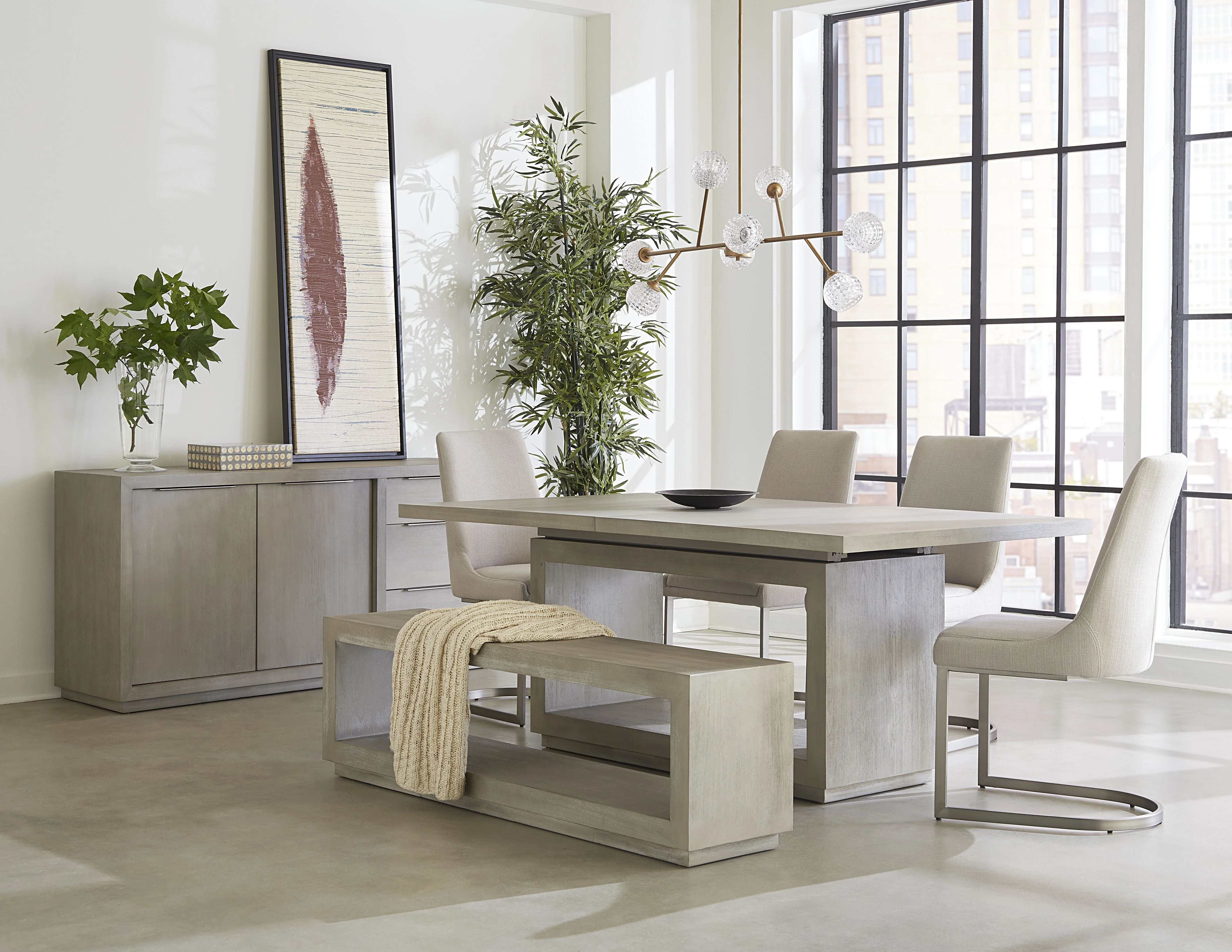 Oxford Three-Drawer Sideboard in Mineral - Image 3