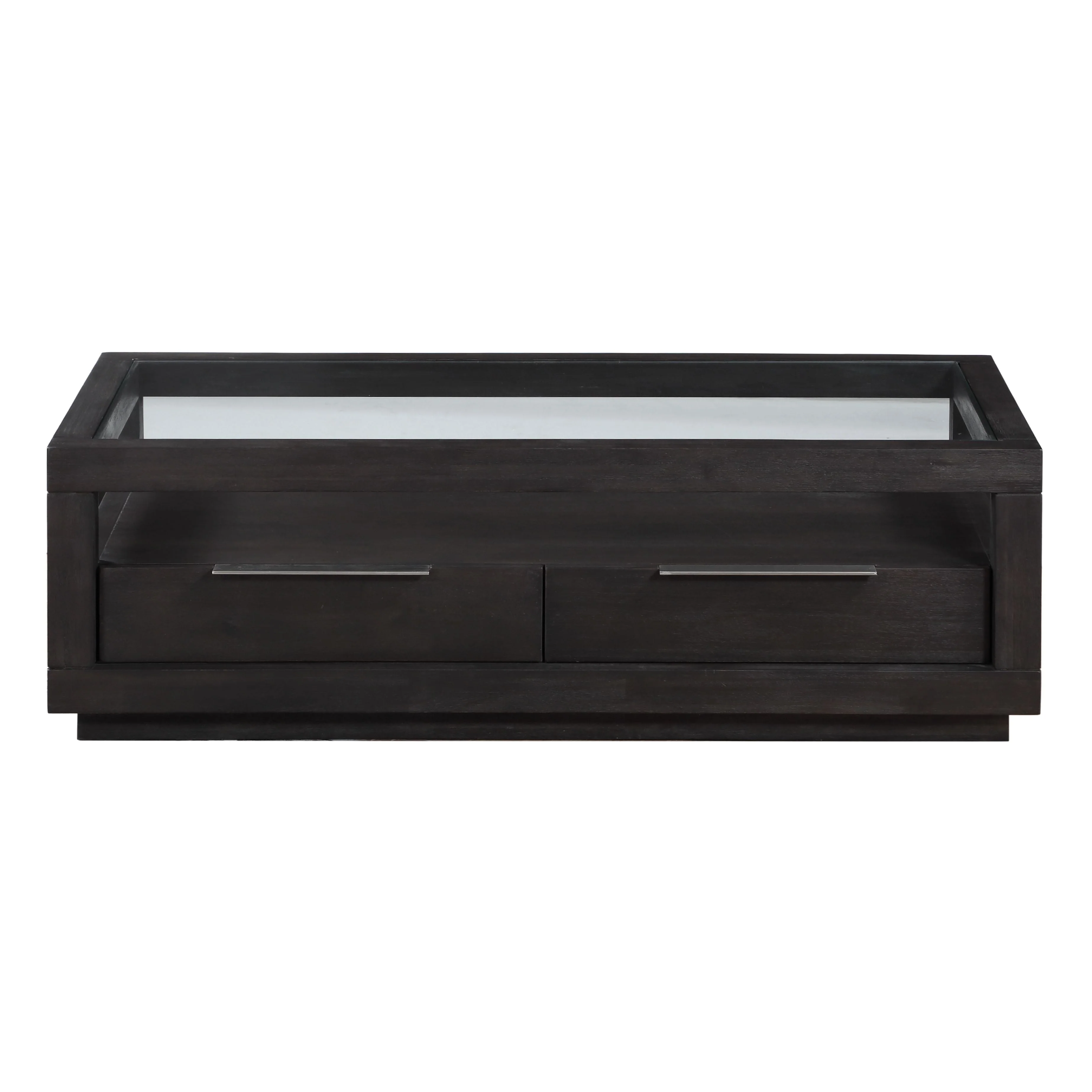 Oxford Two Drawer Rectangular Coffee Table in Basalt Grey - Image 4