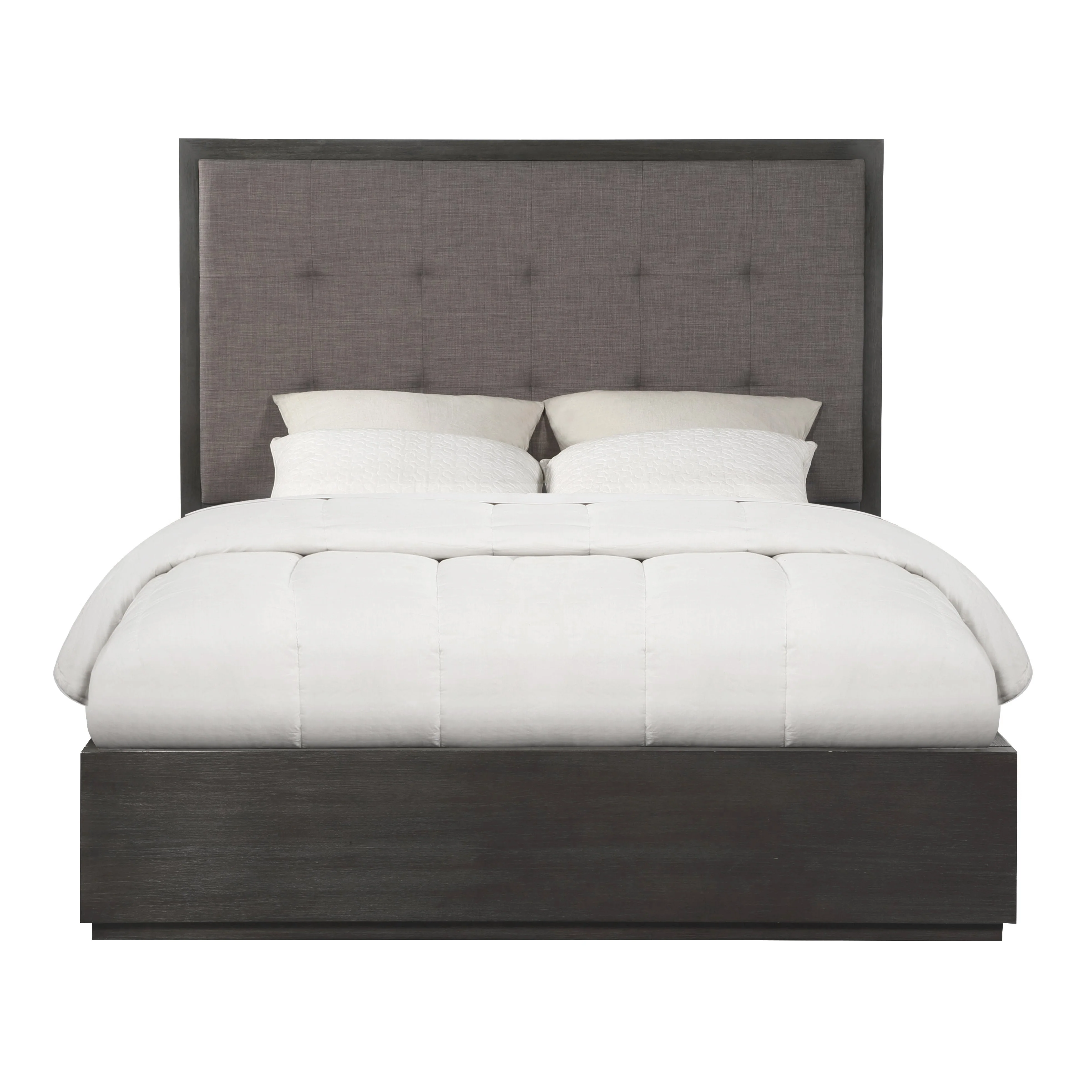 Oxford Upholstered Footboard Full Storage Bed in Dolphin - Image 7