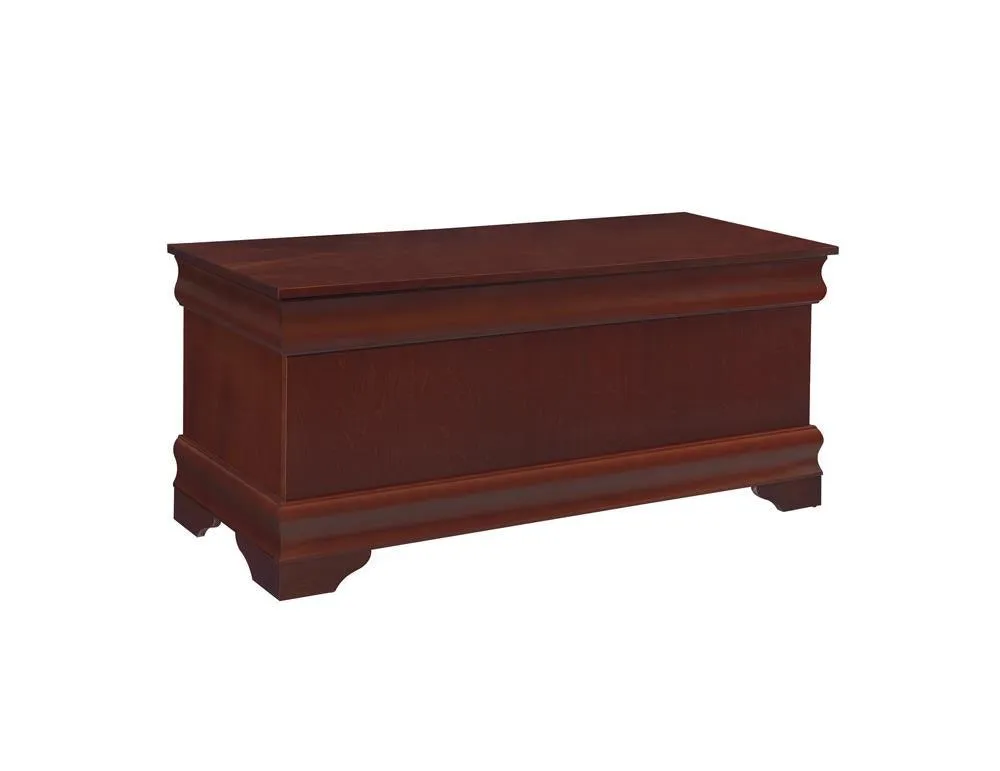 Pablo Warm Brown Rectangular Cedar Chest - Image 2