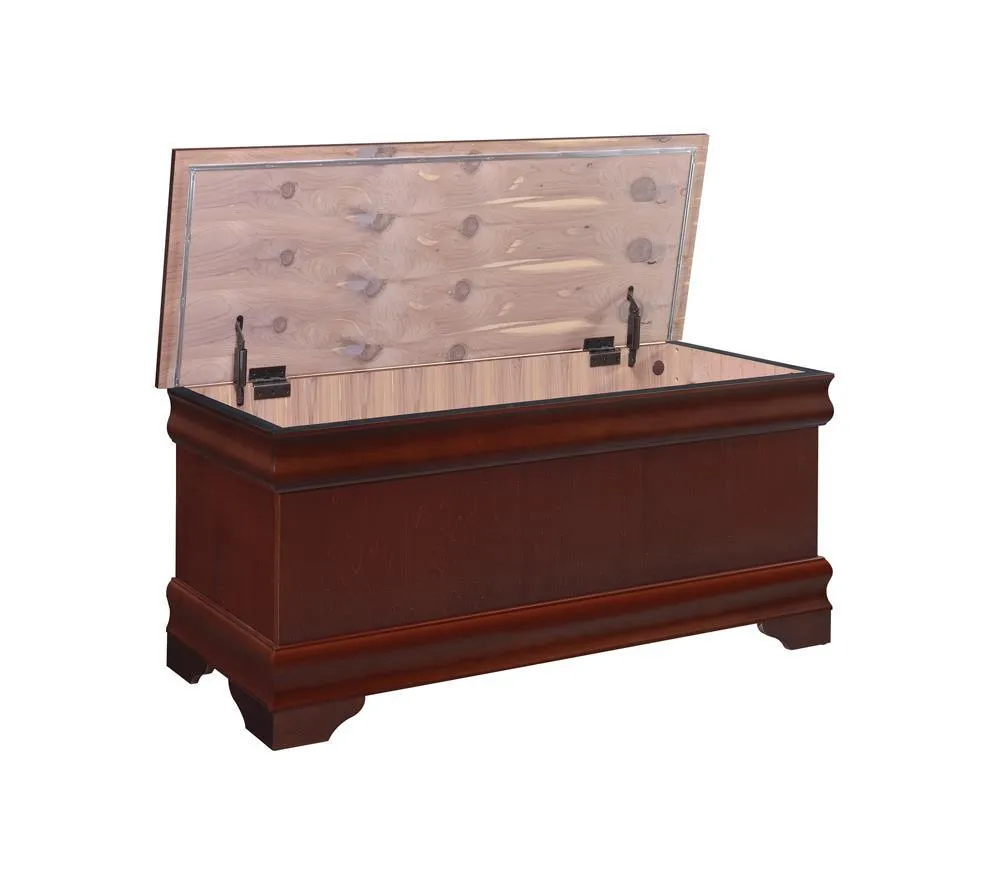 Pablo Warm Brown Rectangular Cedar Chest - Image 8