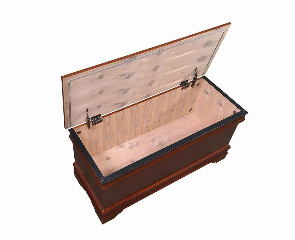 Pablo Warm Brown Rectangular Cedar Chest - Image 9