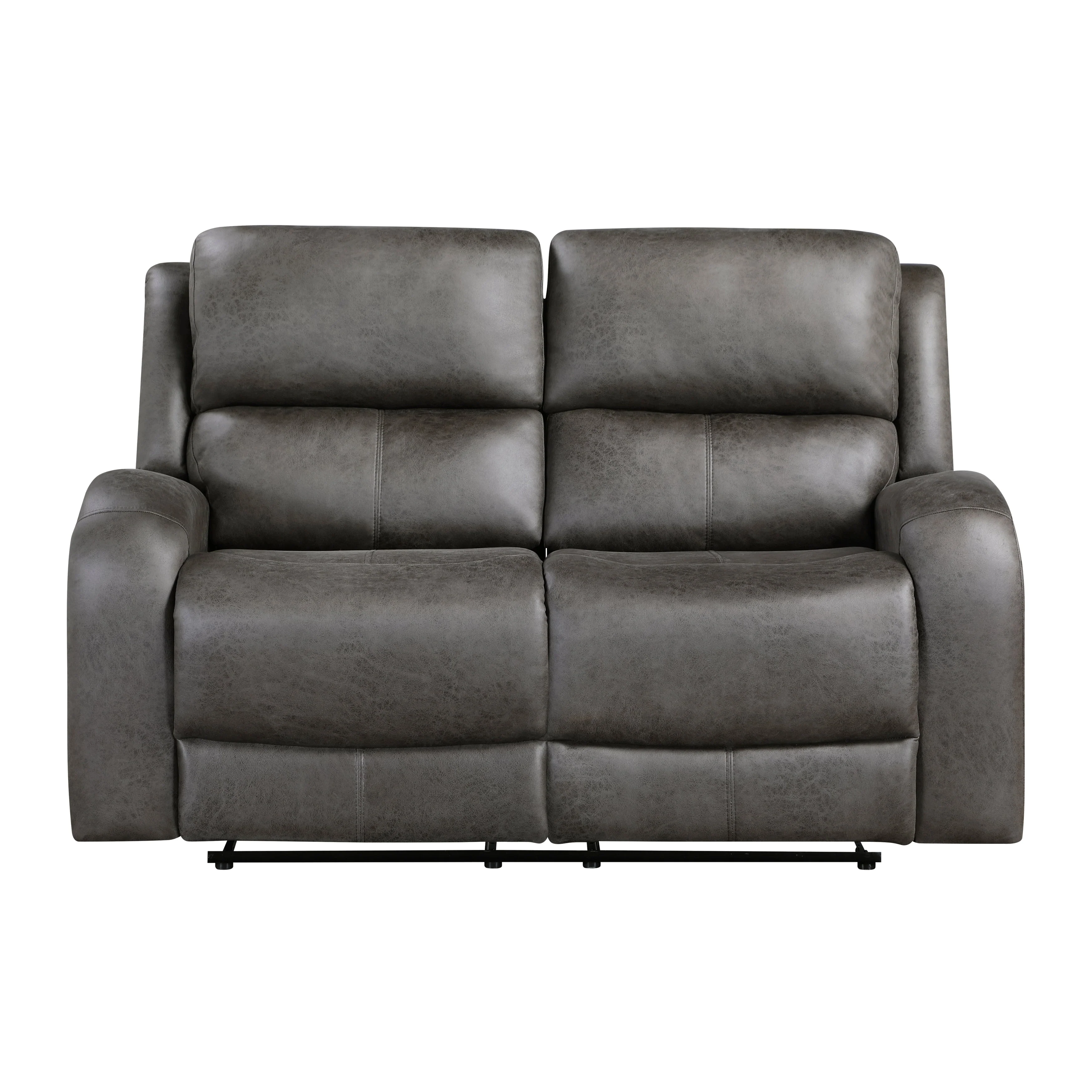 Pagosa Gray Double Reclining Loveseat - Image 9