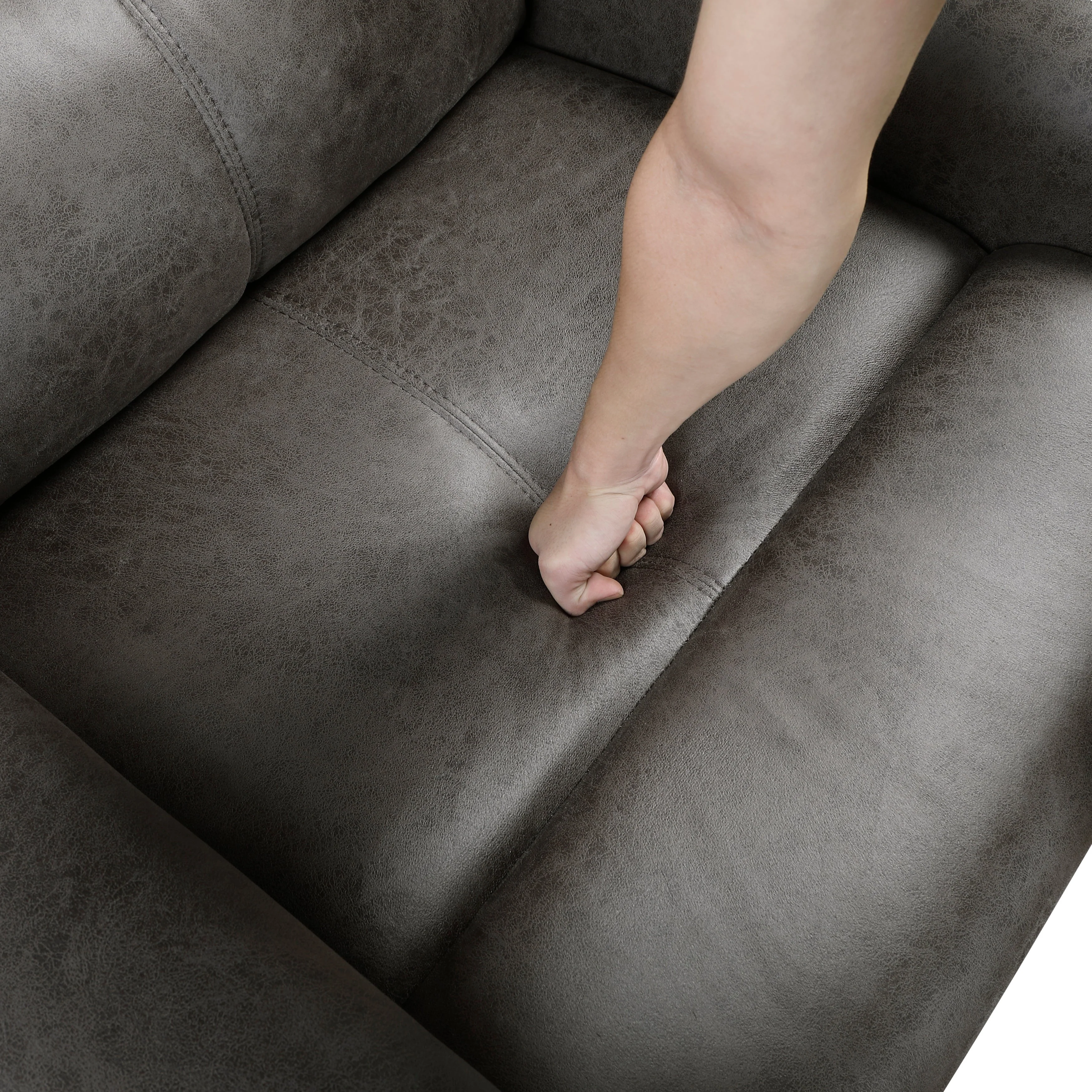 Pagosa Gray Rocker Reclining Chair - Image 13
