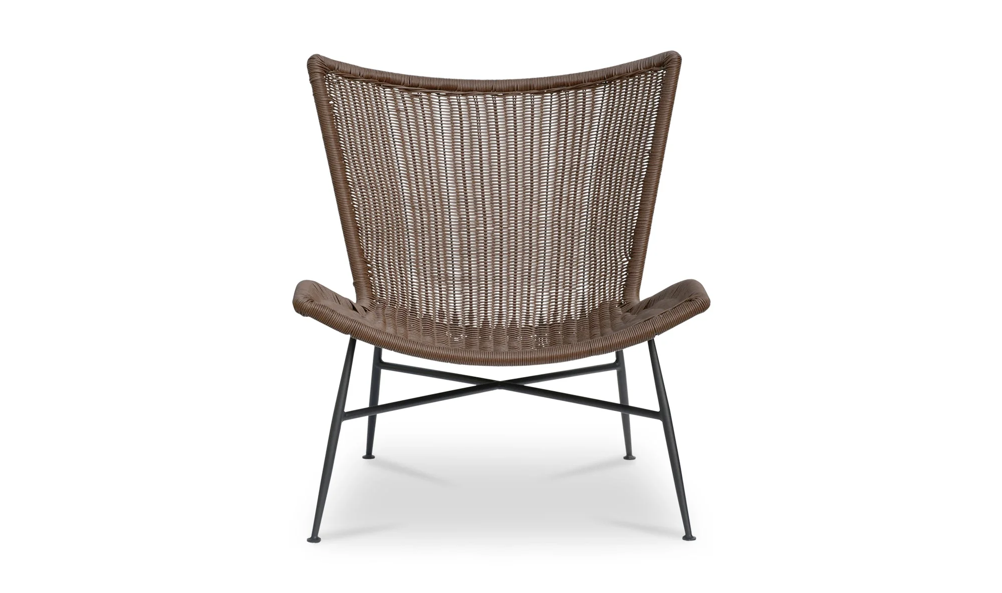Paige Outdoor Accent Chair Brown - Image 2