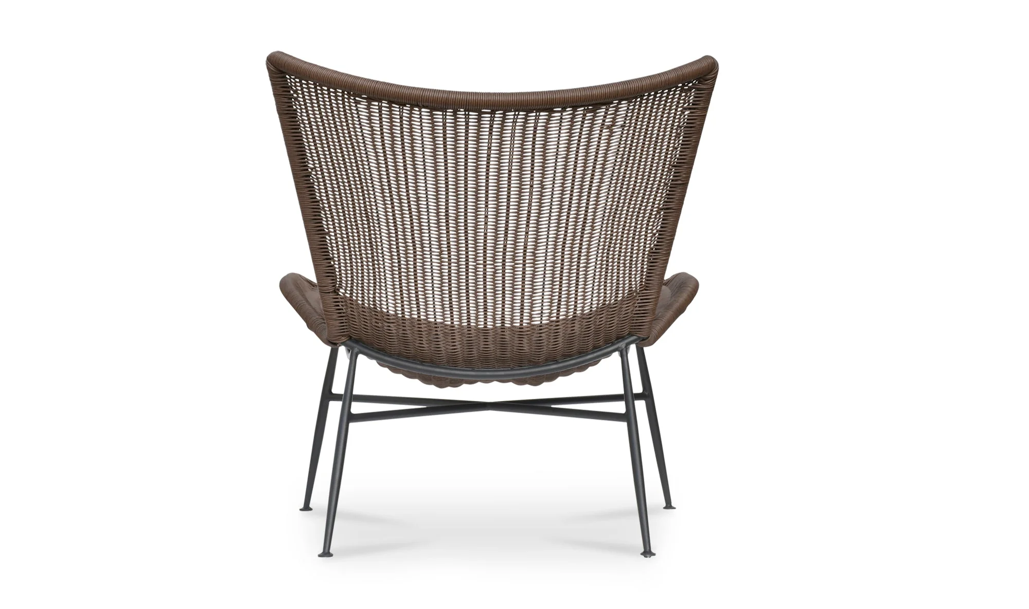 Paige Outdoor Accent Chair Brown - Image 6