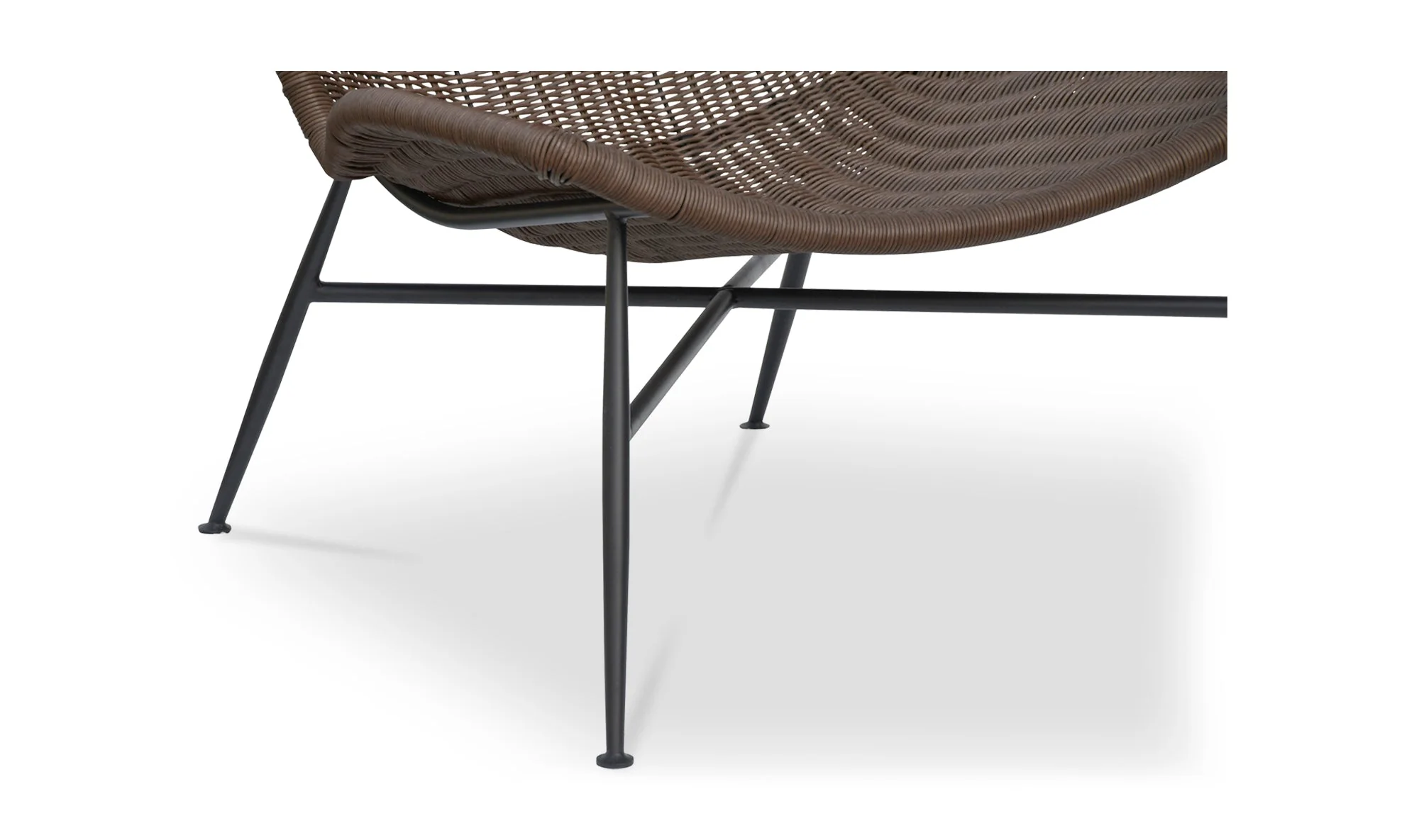 Paige Outdoor Accent Chair Brown - Image 9