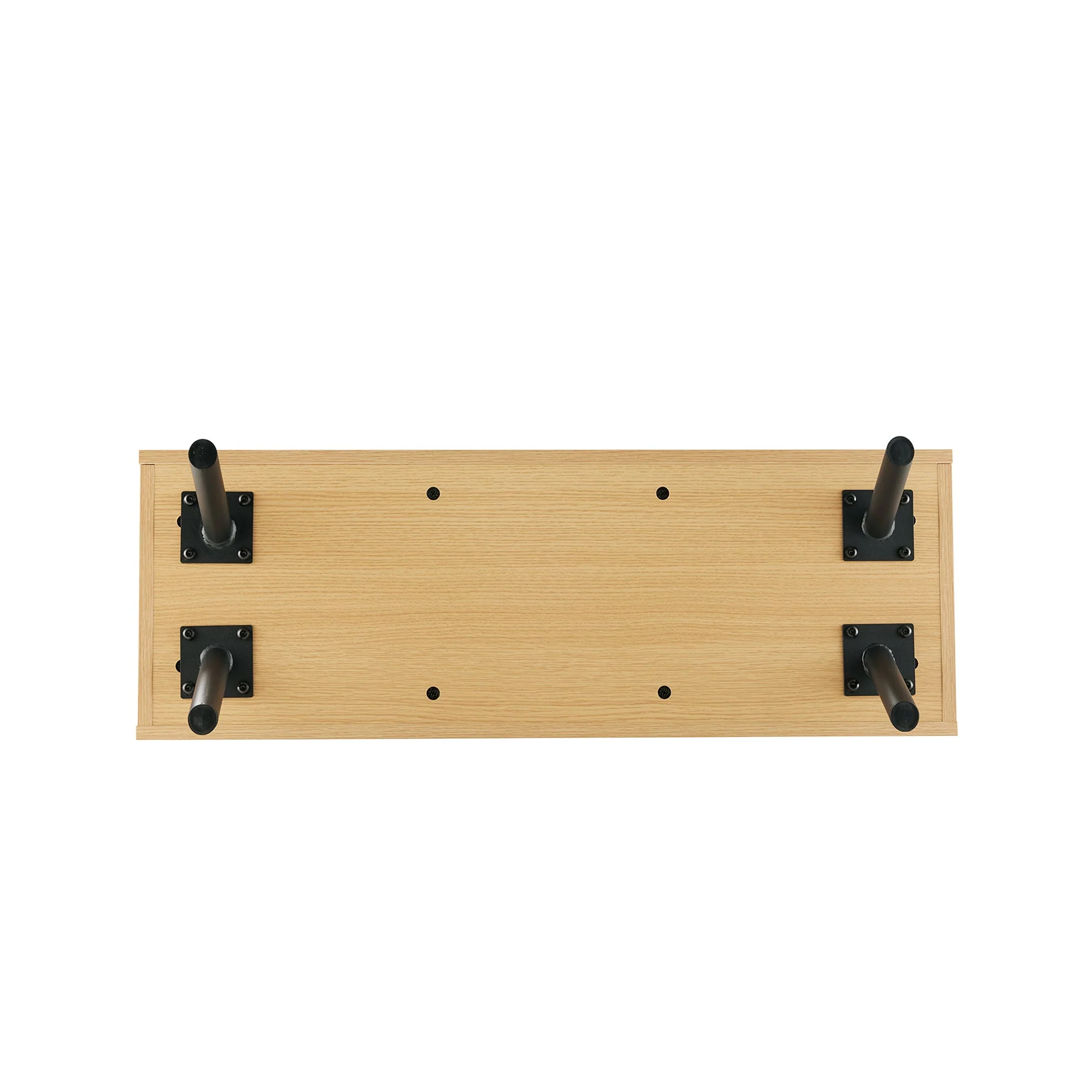 Paloma Accent Storage Bench in Natural Oak - Image 10