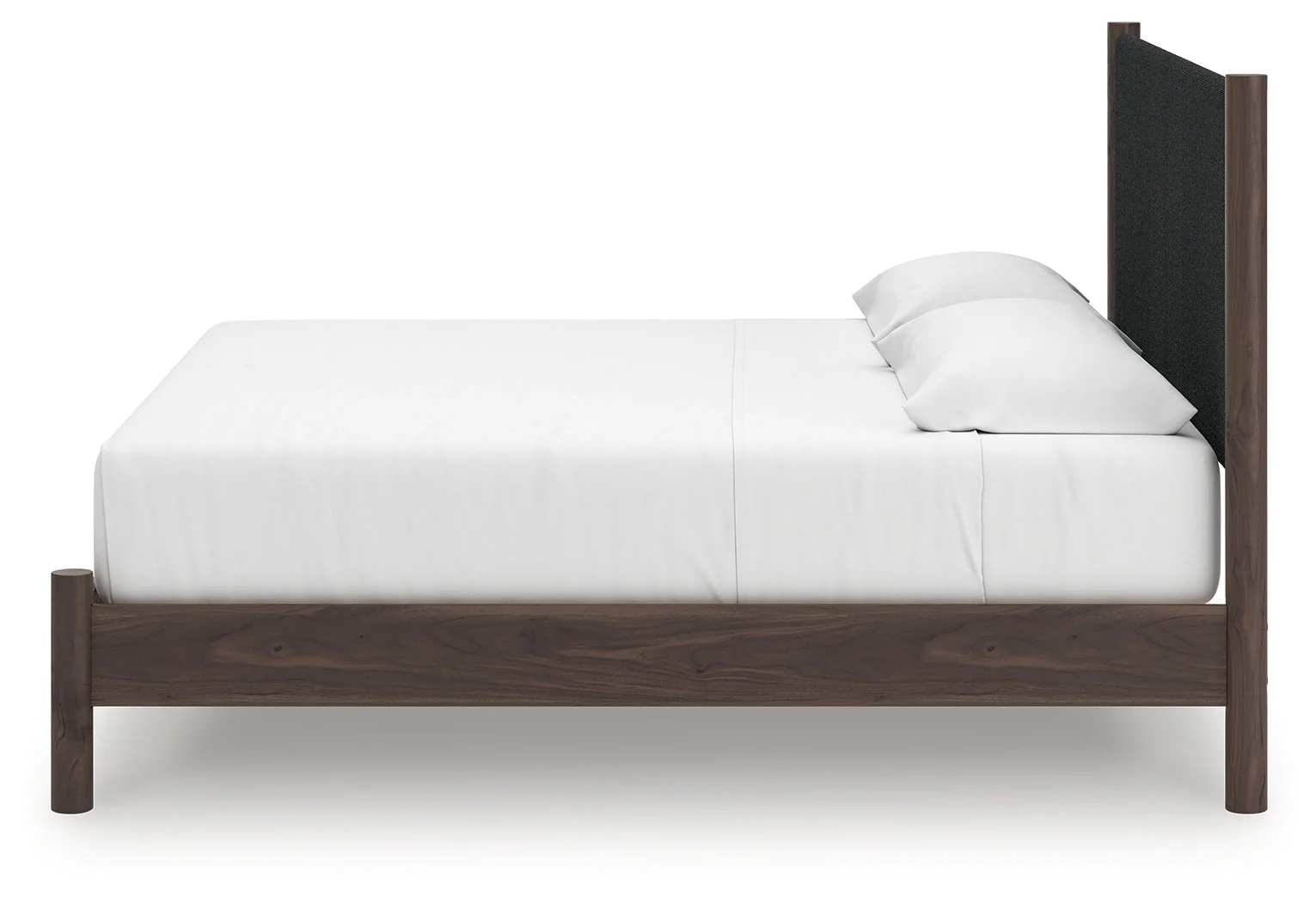 Pamytta Brown King Upholstered Panel Platform Bed - Image 7