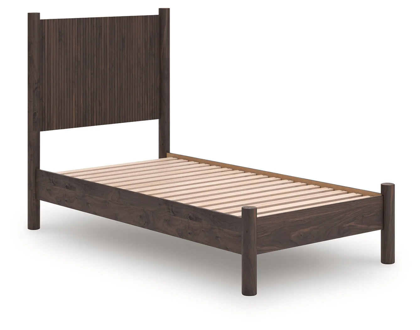 Pamytta Brown Twin Panel Platform Bed - Image 3