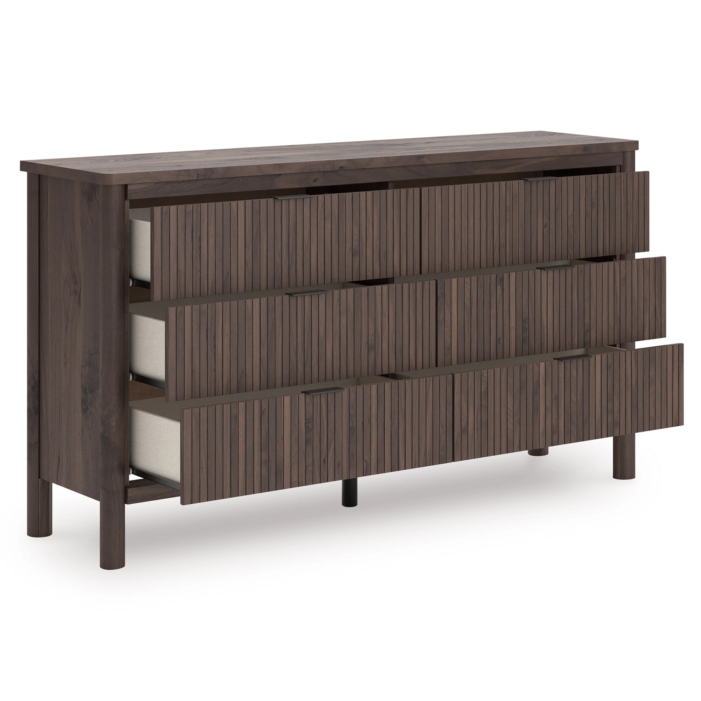 Pamytta Brown Upholstered Platform Bedroom Set - Image 17