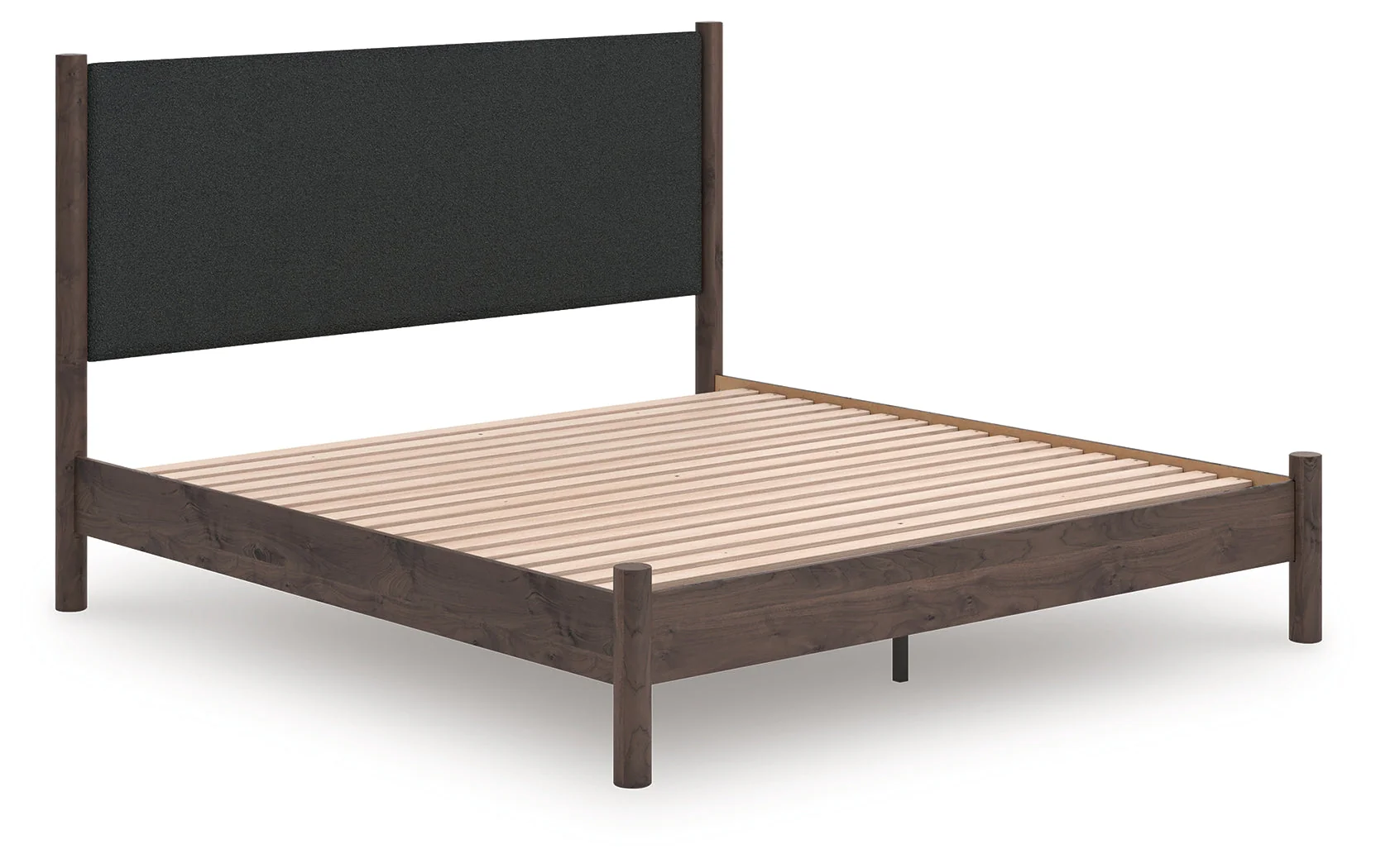 Pamytta Brown Upholstered Platform Bedroom Set - Image 5