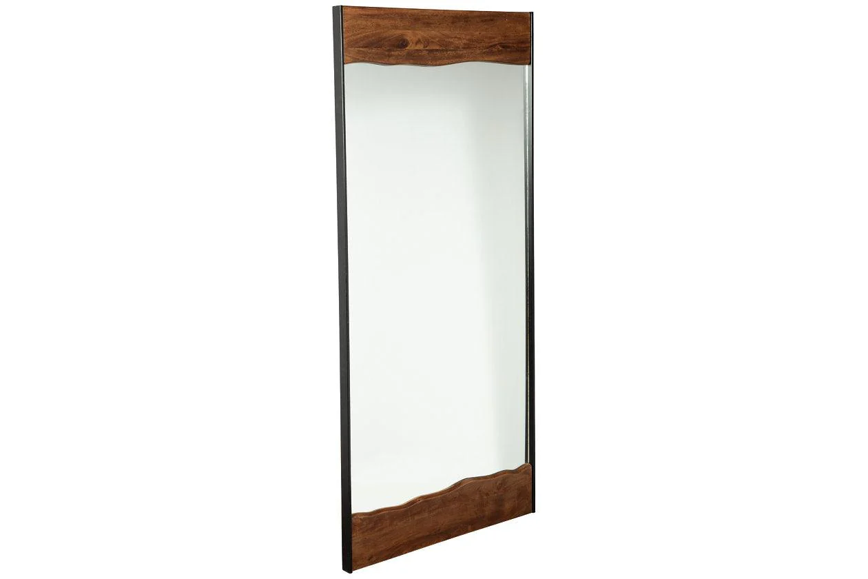 Panchali Brown/Black Floor Mirror - Image 2
