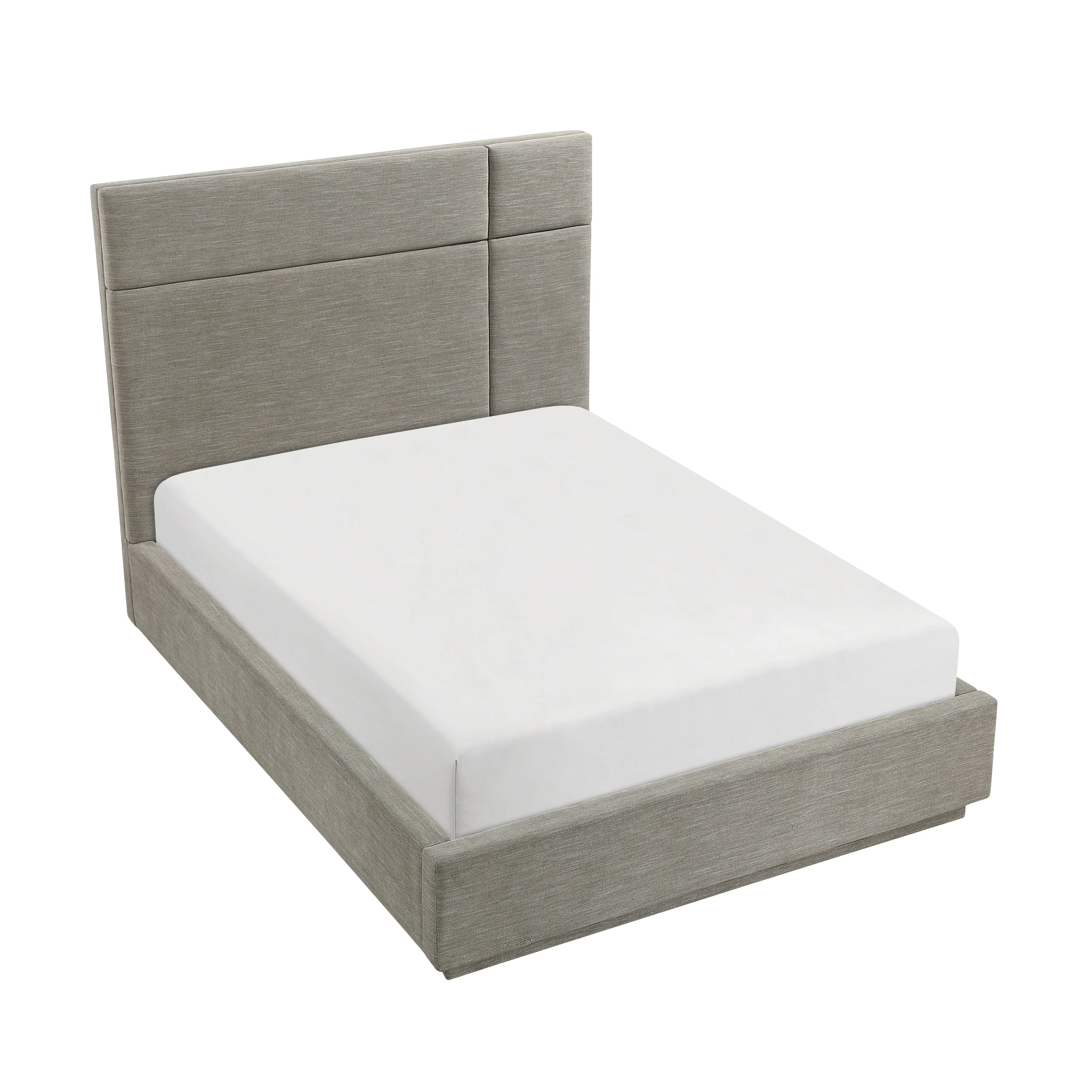 Paola Forest Green Eastern King Upholstered Platform Bed - Image 4