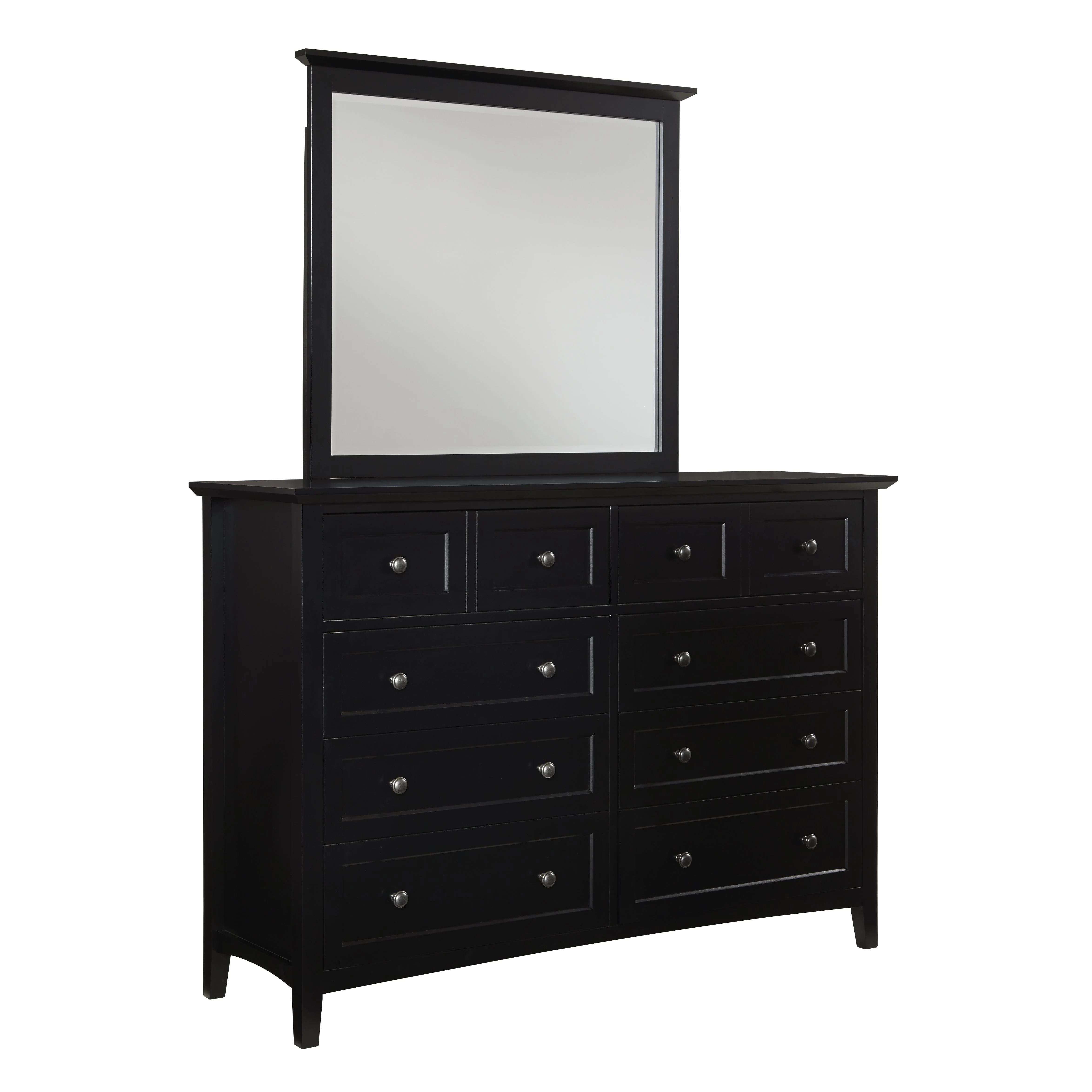 Paragon Eight Drawer Dresser in Black - Image 3
