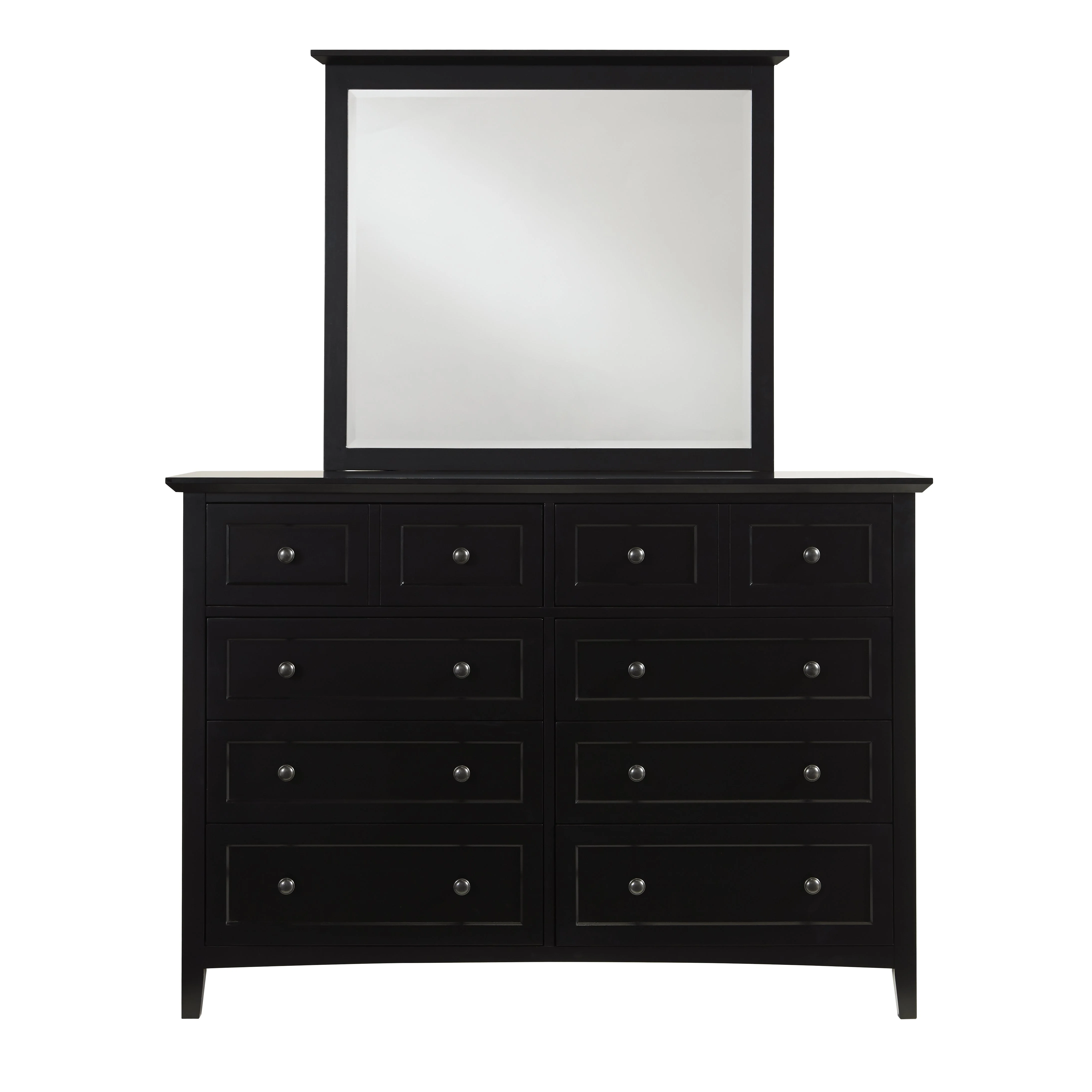 Paragon Eight Drawer Dresser in Black - Image 4