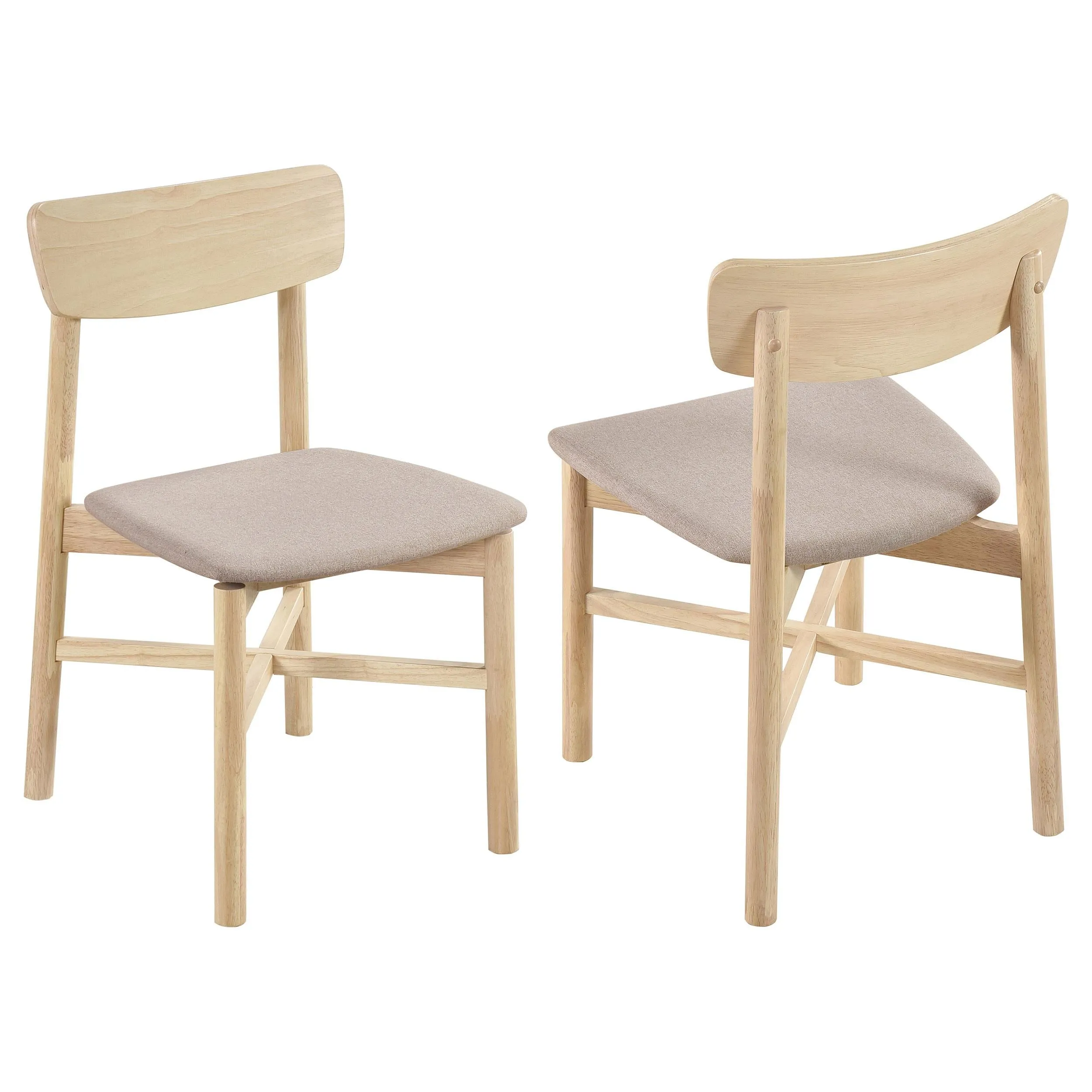 Parkridge White Washed Dining Side Chair, Set of 2