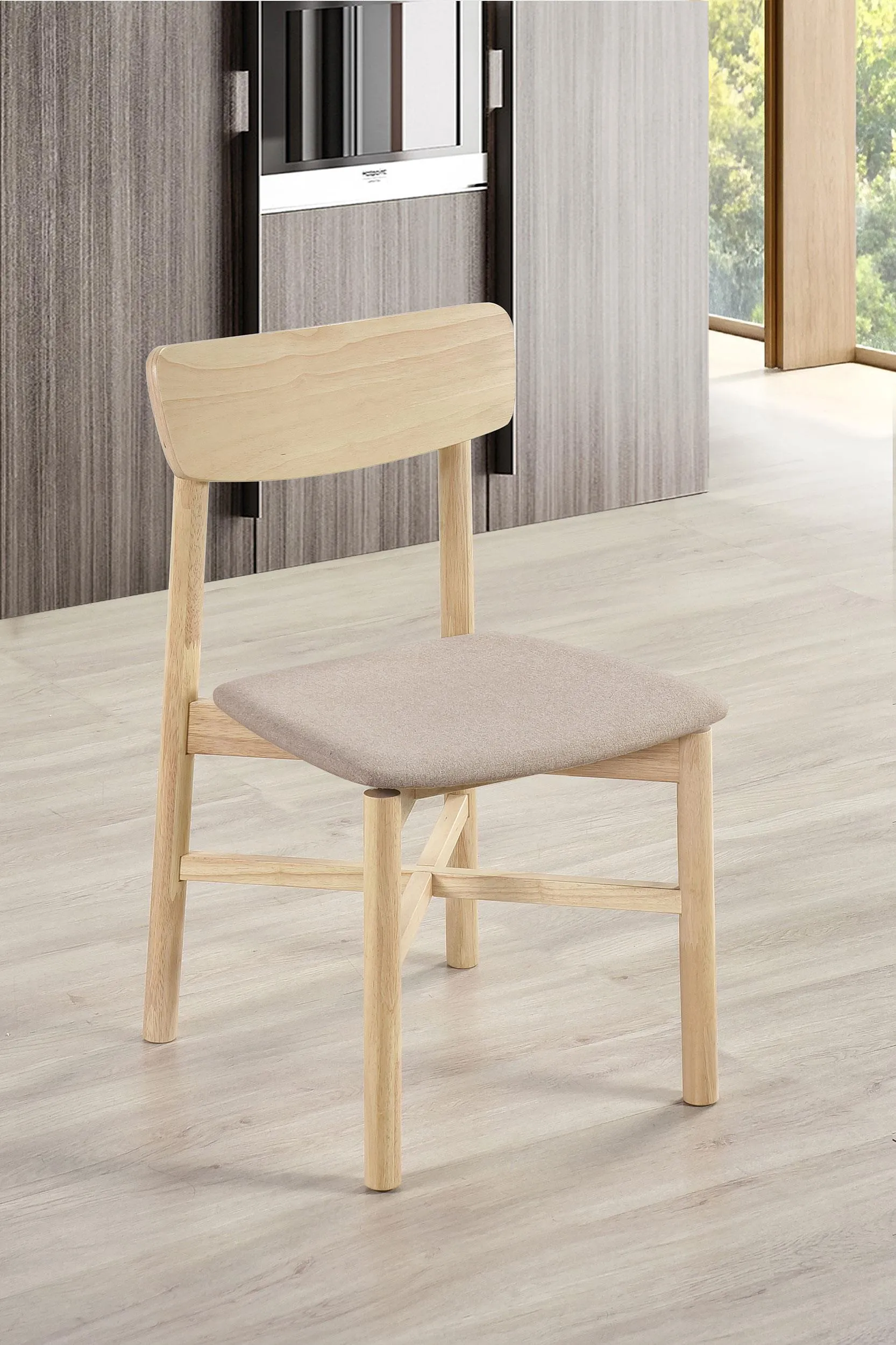 Parkridge White Washed Dining Side Chair, Set of 2 - Image 2
