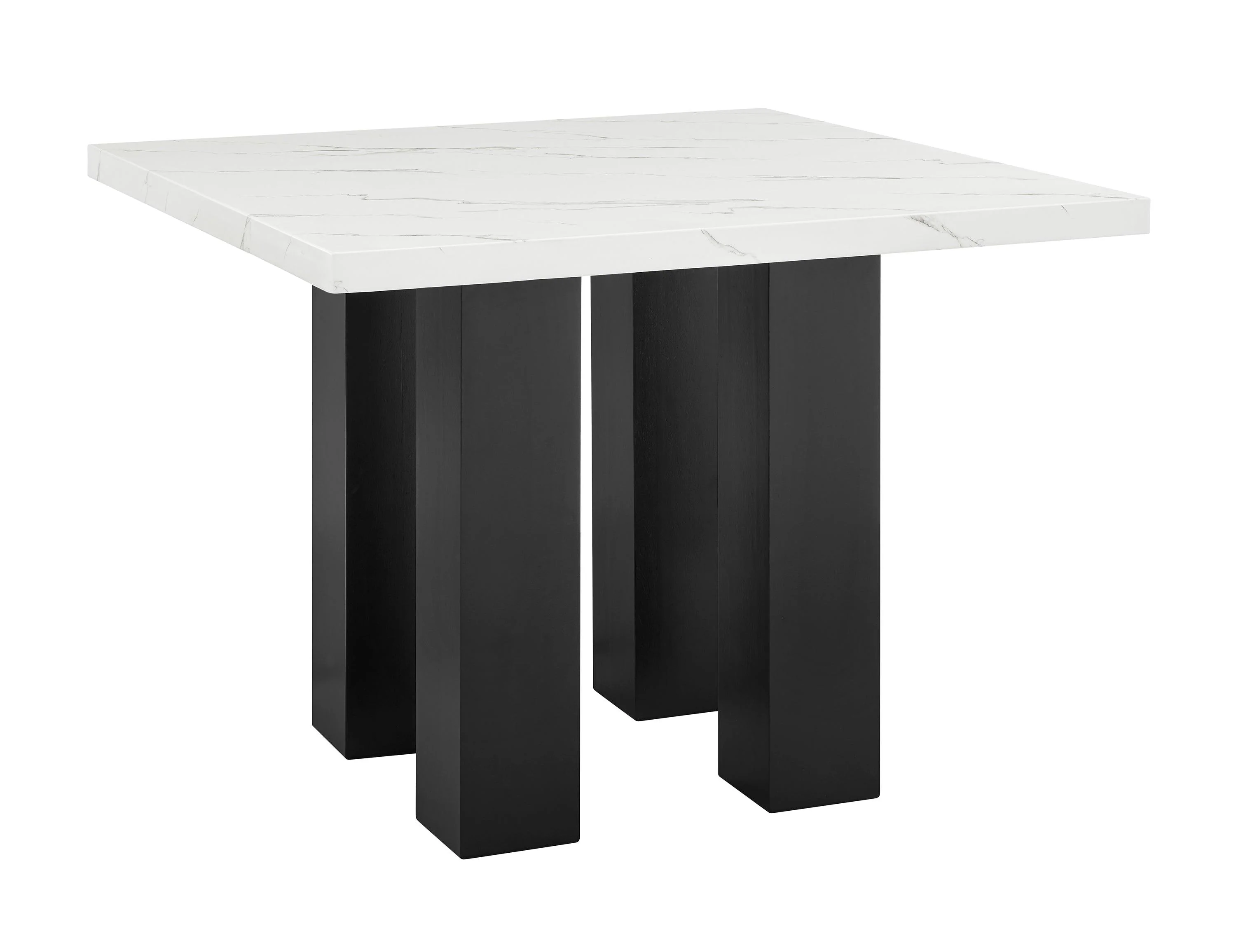 Parkside Black and White Counter Height Dining Table