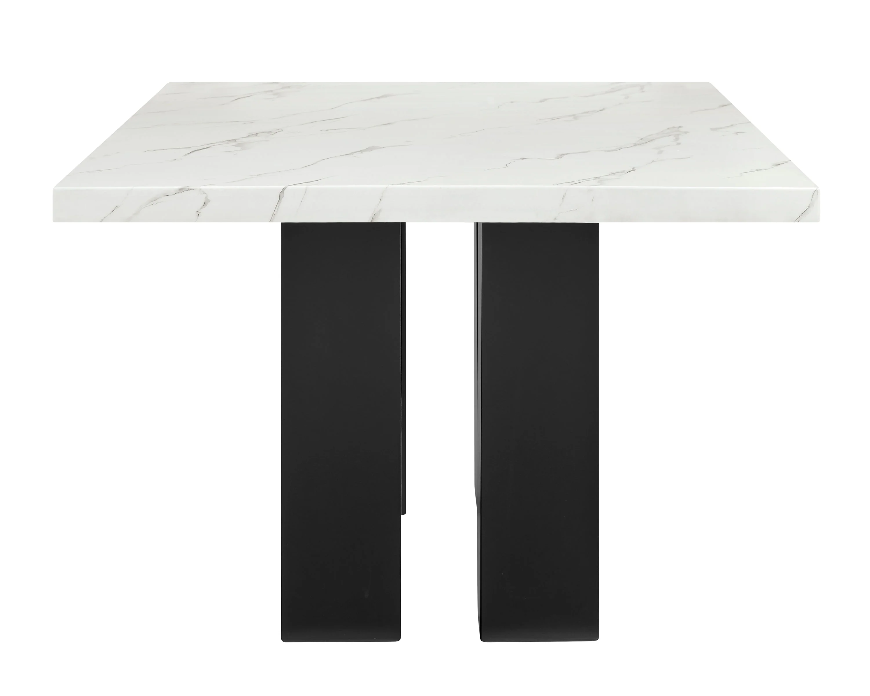 Parkside Gray and Black Dining Table - Image 2