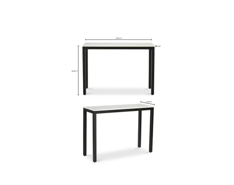 Parson Console Table - White - Image 7